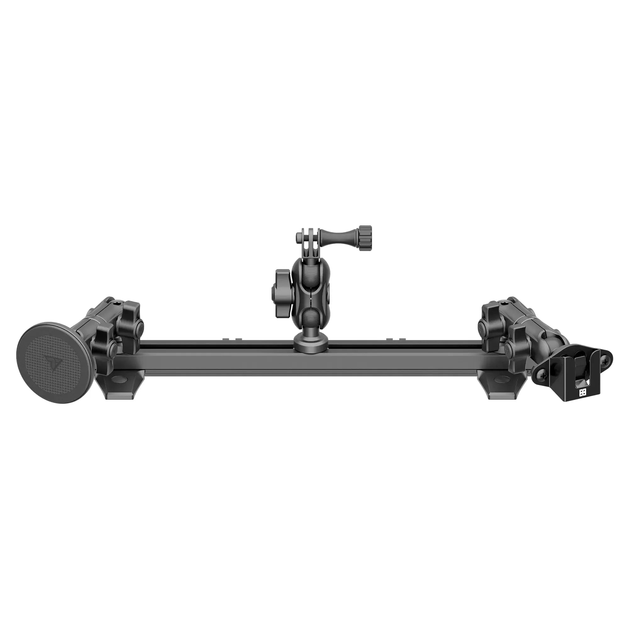 Dash Mount For 2010-2024 Toyota 4Runner Tackform Slim Track Dash Bracket With MagSafe Phone Mount, 2-in-1 CB Radio Microphone & GoPro/Action Camera Mount