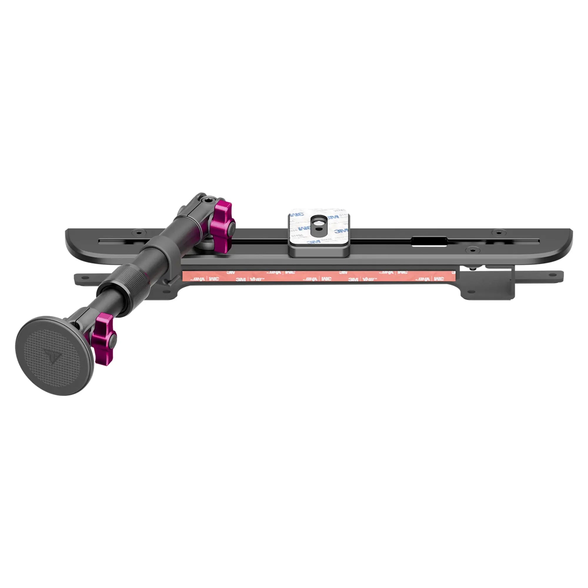 2024-2026 Ford F-150 (See Compatibility Info For Specific Year/Trim Fitment Details) Tackform Slim Track Dash Bracket With MagSafe Phone Mount and Magnetic Radar Detector Holder | Telescoping Arm