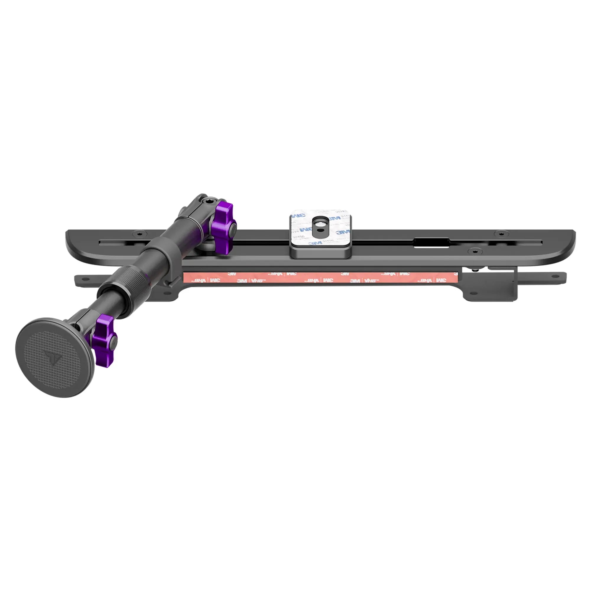 2024-2026 Ford F-150 (See Compatibility Info For Specific Year/Trim Fitment Details) Tackform Slim Track Dash Bracket With MagSafe Phone Mount and Magnetic Radar Detector Holder | Telescoping Arm