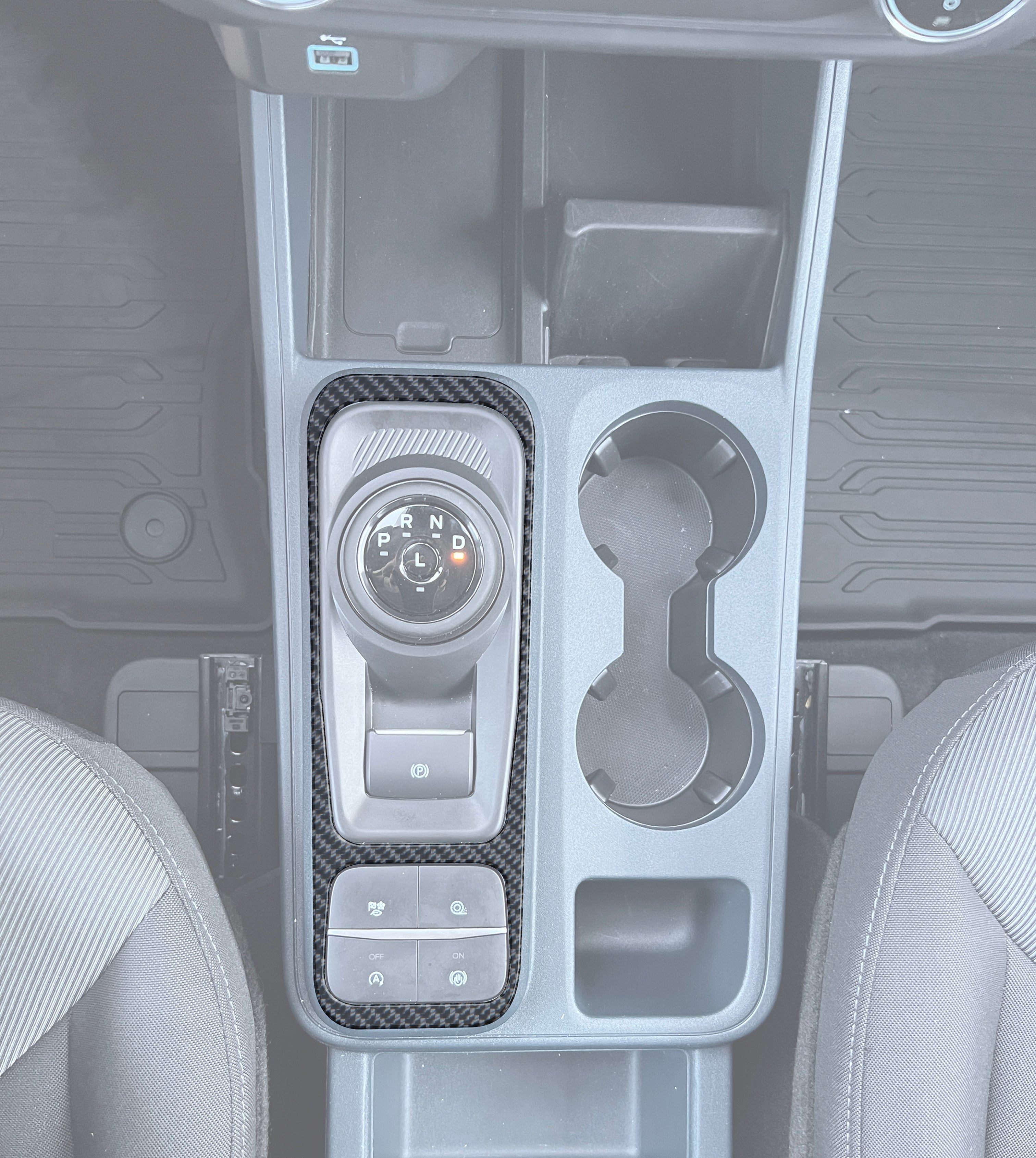 Center Console Accent Overlay Fits 2022-2026 Ford Maverick