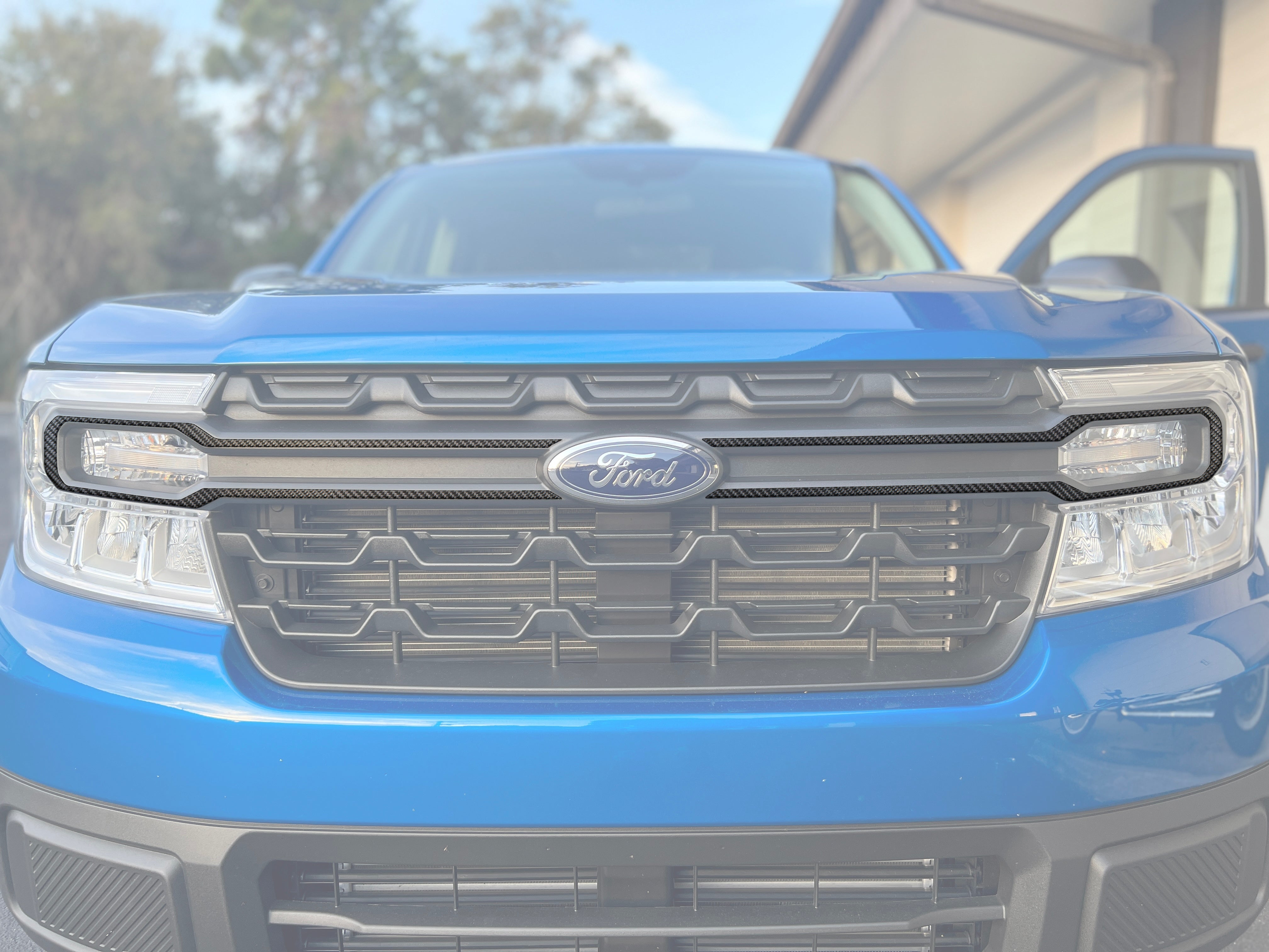 Front Grille Accent Overlays Fits 2022-2024 Ford Maverick