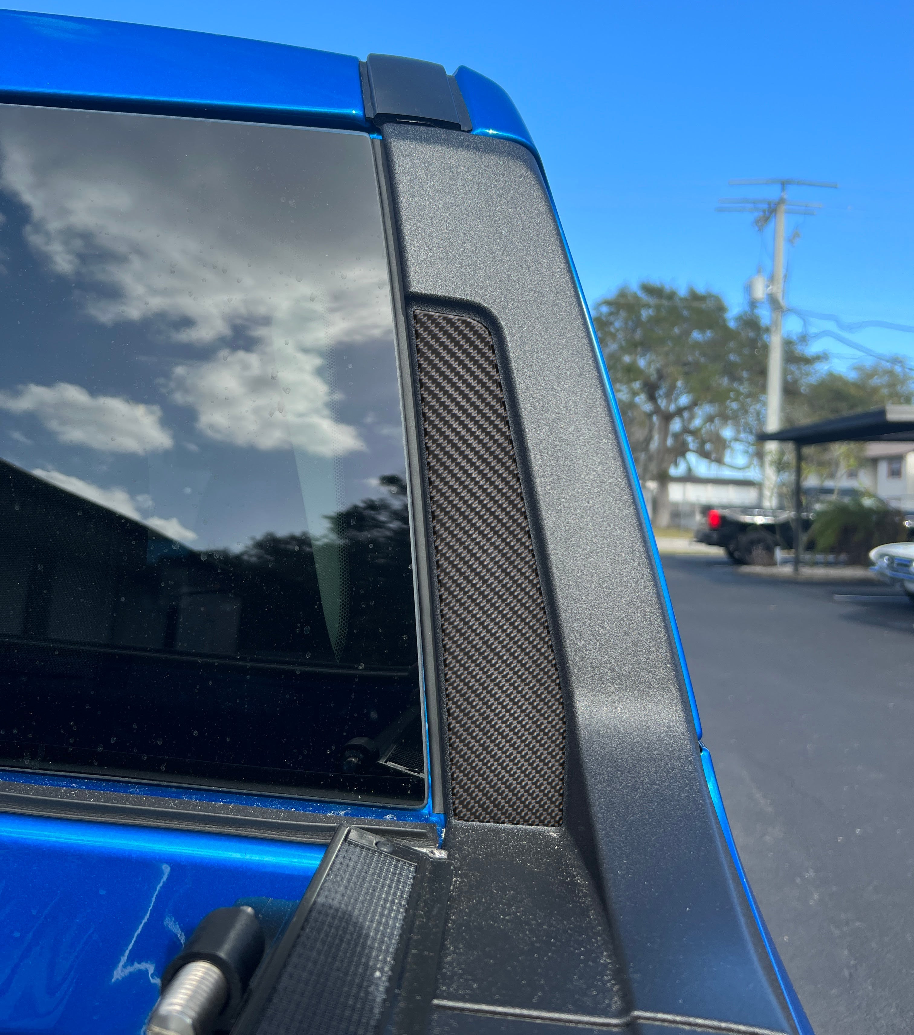 Rear Outer Cab Accent Overlays Fits 2022-2026 Ford Maverick