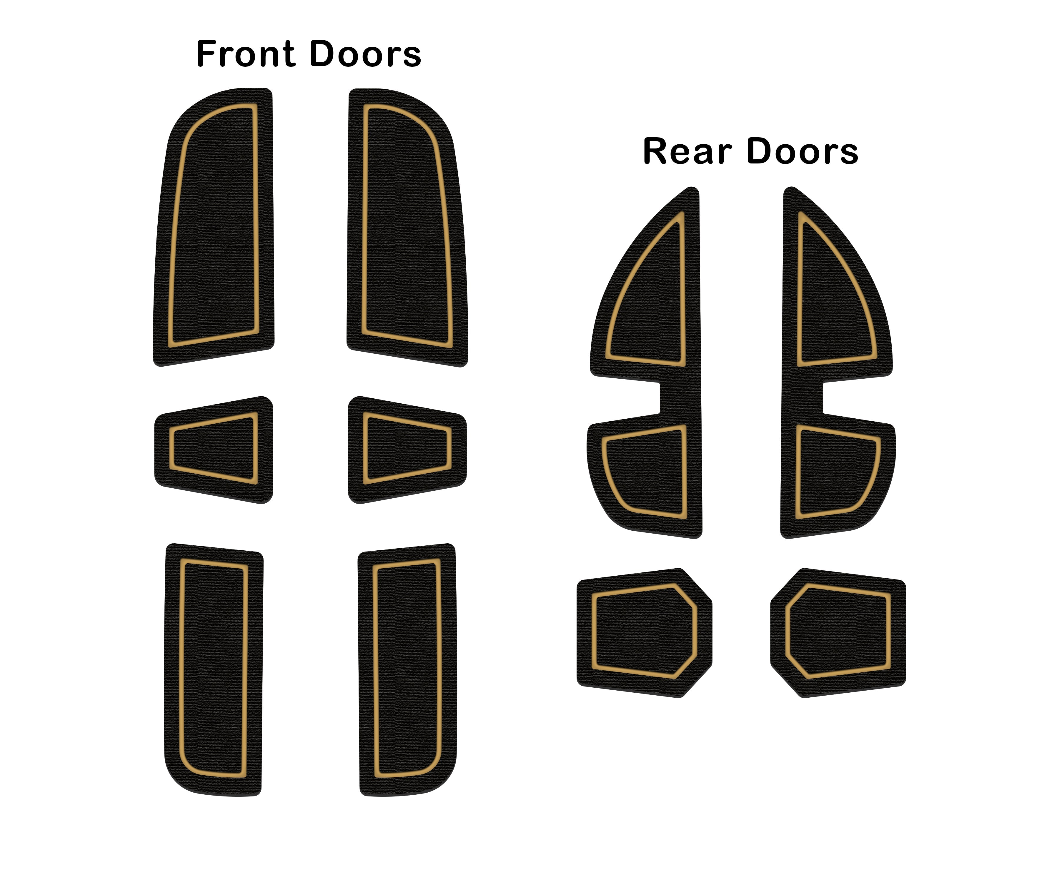 Door Pocket Foam Inserts Fits 2022-2026 Ford Maverick
