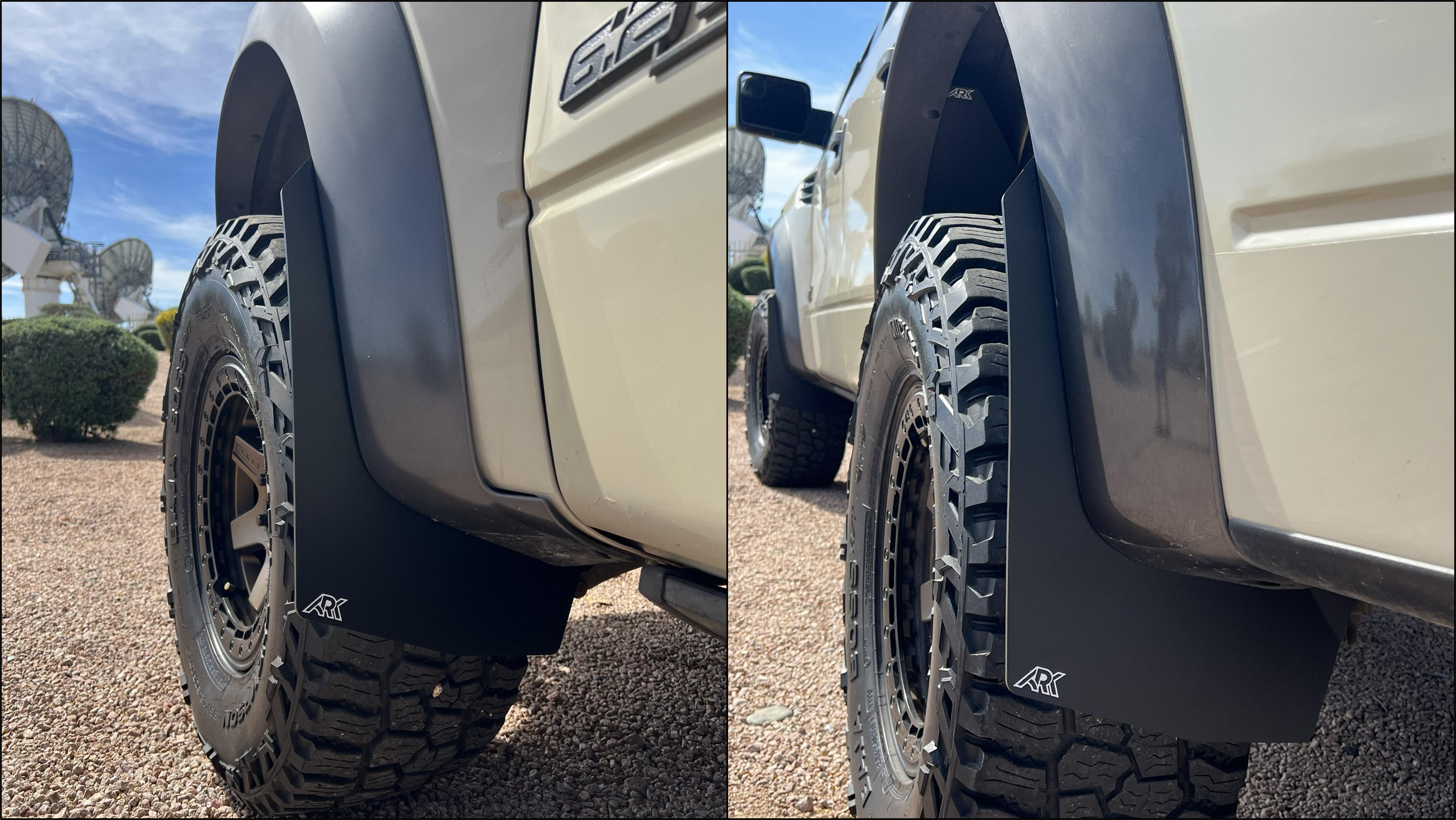 TriXpoly Mid-Mudflaps For 2010-2014 Ford Raptor