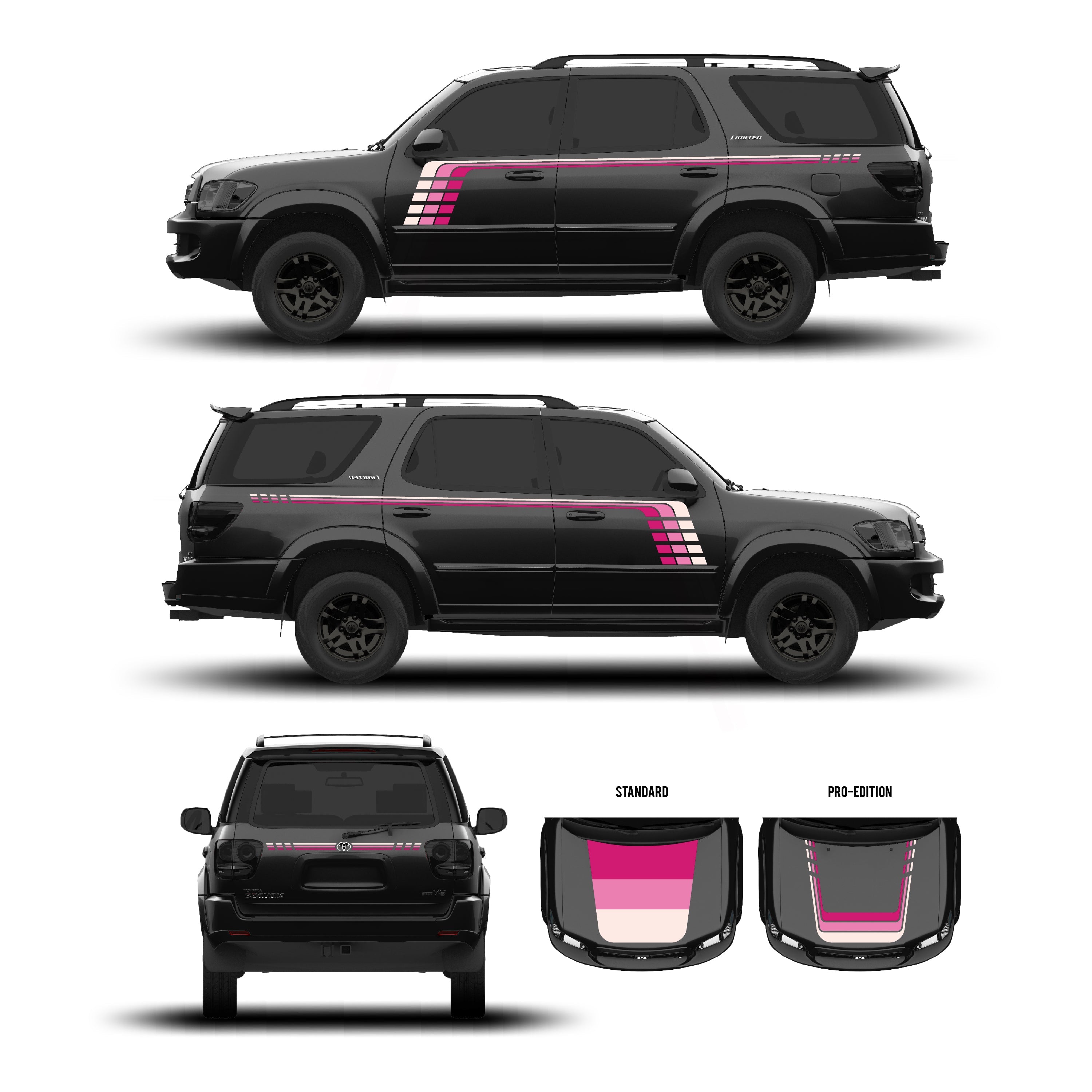 2001–07 Checkered Stripe Kit For Sequoia