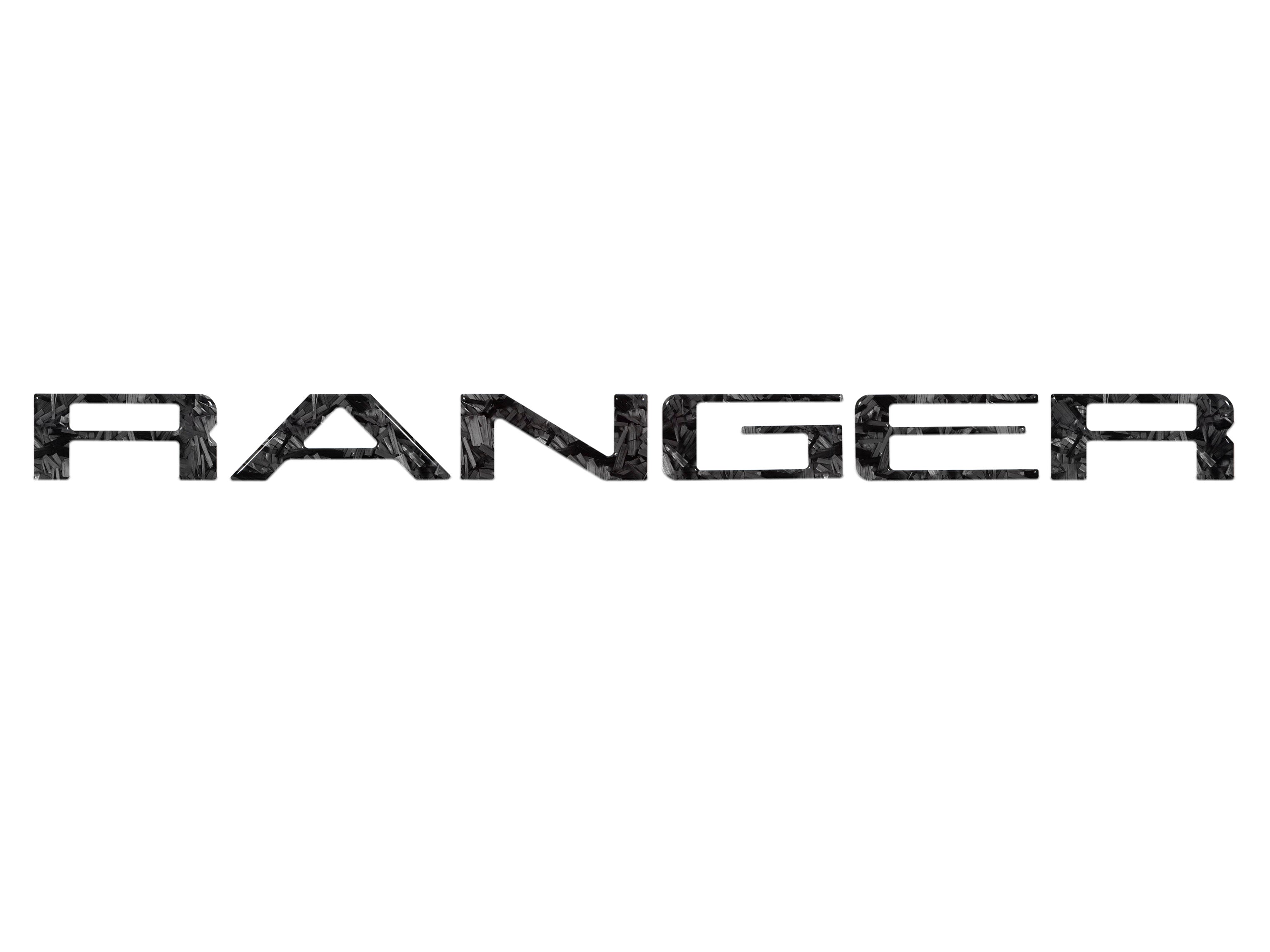 Tailgate Letter Inserts Fits 2019-2023 Ford Ranger
