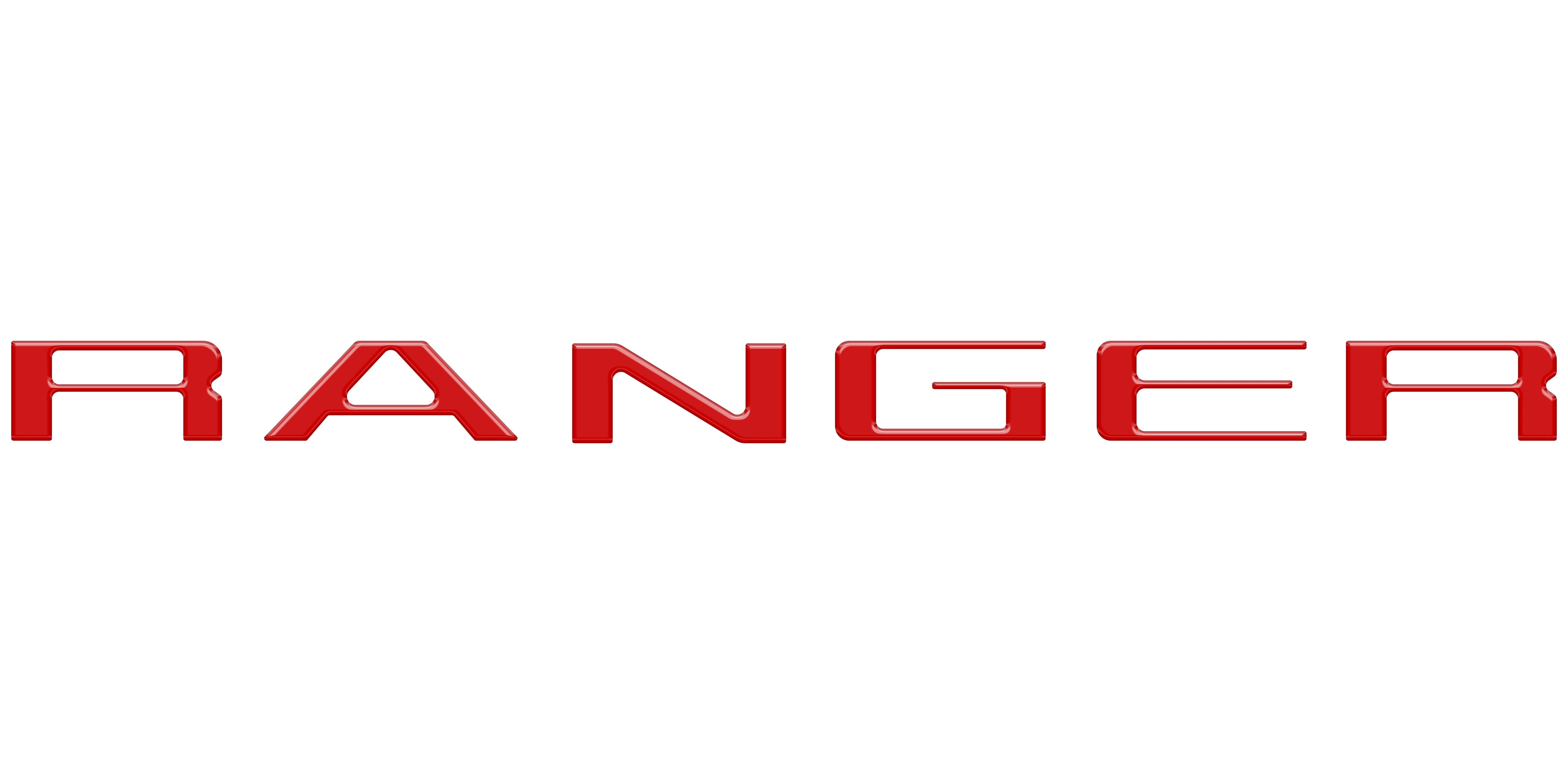 Tailgate Letter Inserts Fits 2019-2023 Ford Ranger
