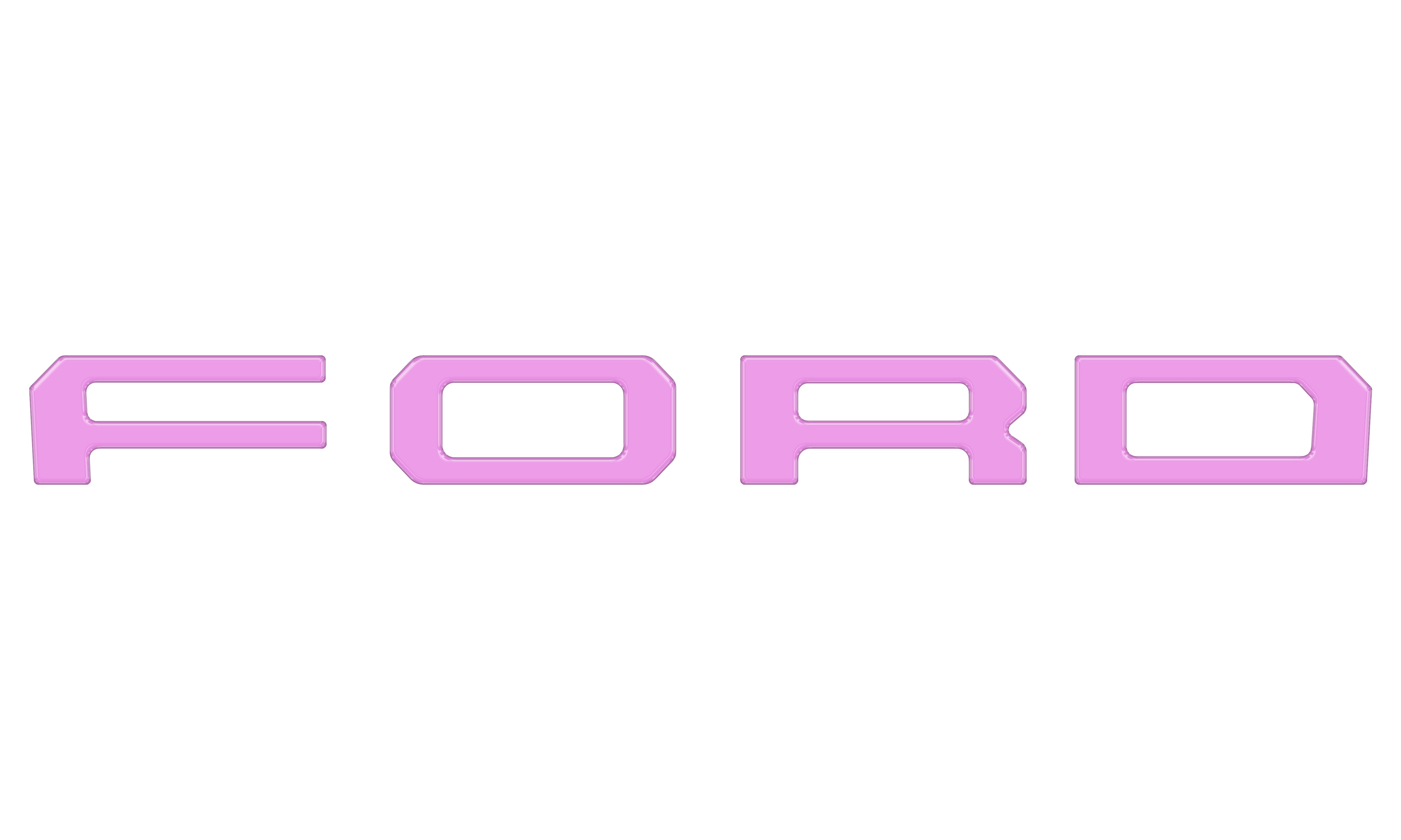 Grille Letter Overlays Fits 2019-2023 Ford Ranger