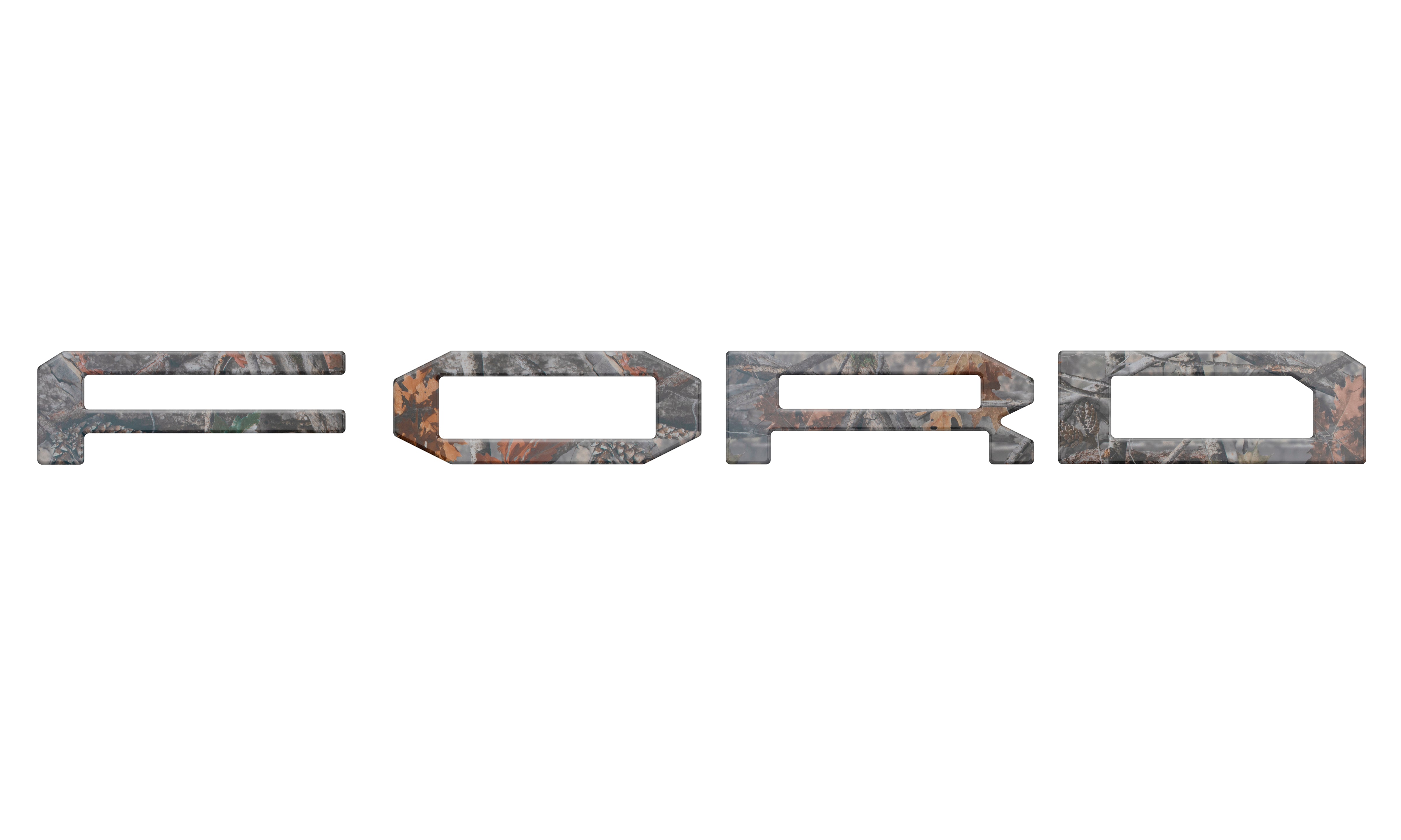 Grille Letter Overlays Fits 2024-2026 Ford Ranger Raptor
