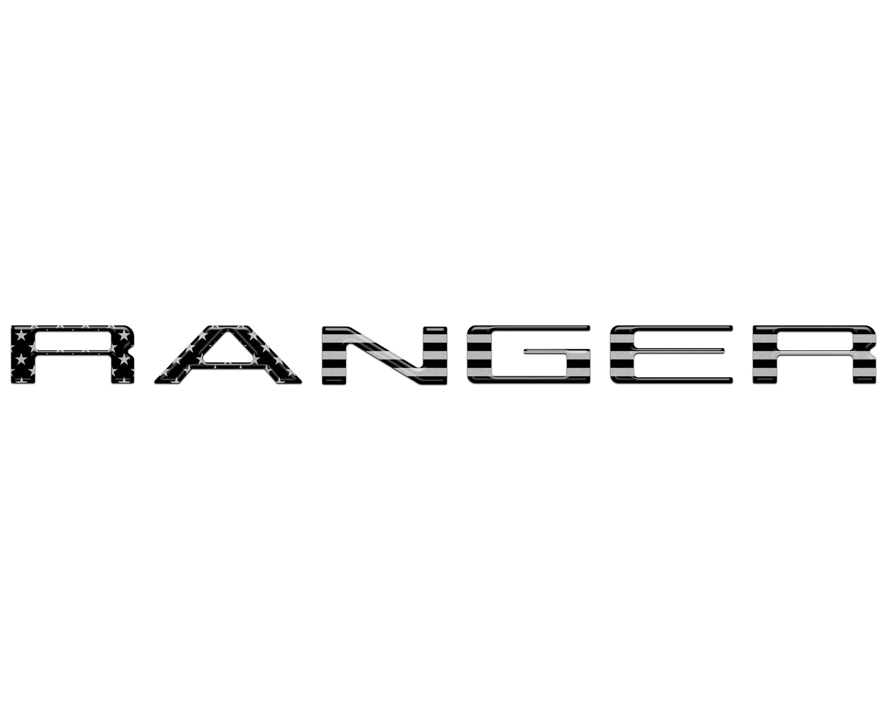 Hood Lettering Kit Fits 2024-2025 Ford Ranger