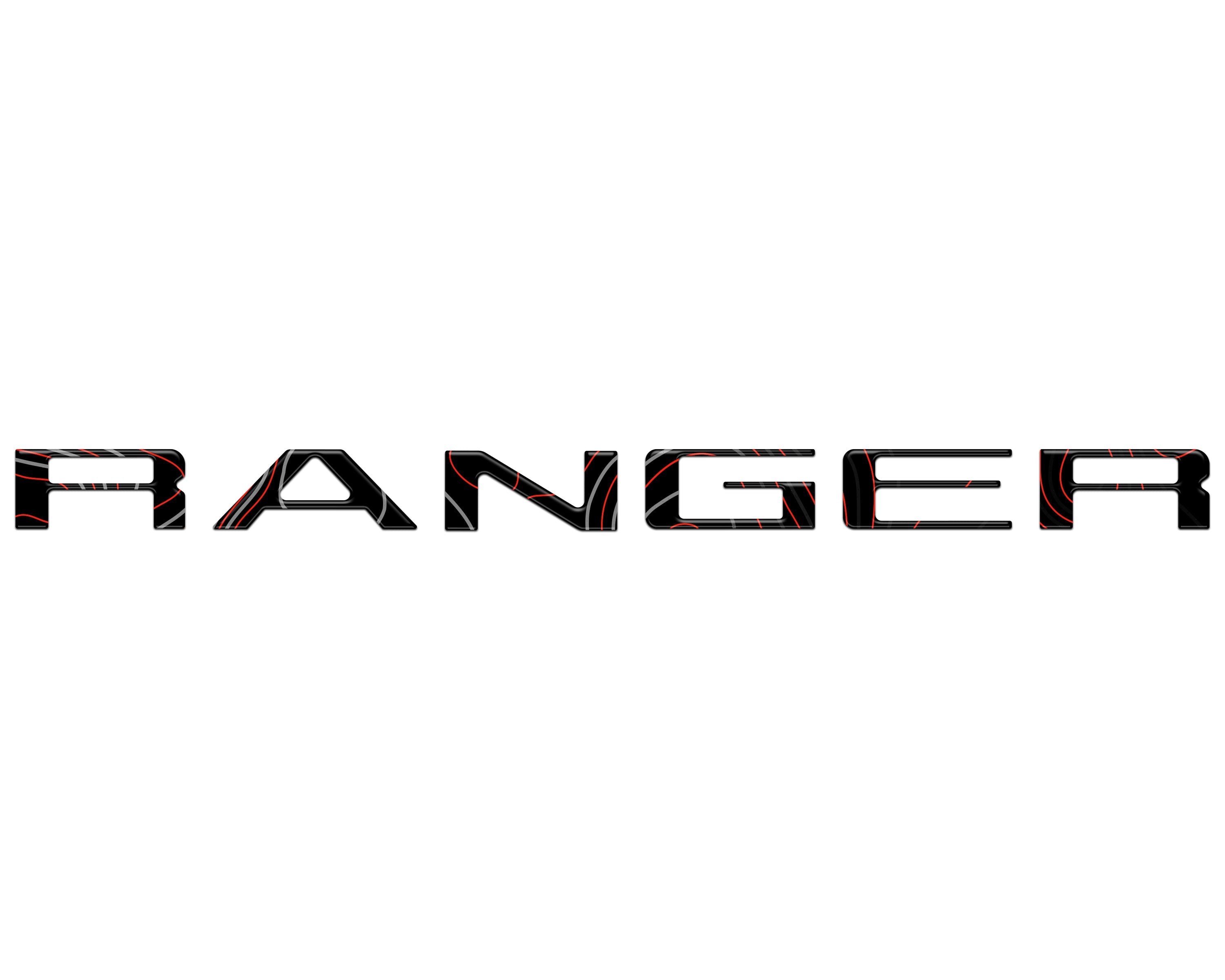 Hood Lettering Kit Fits 2024-2025 Ford Ranger