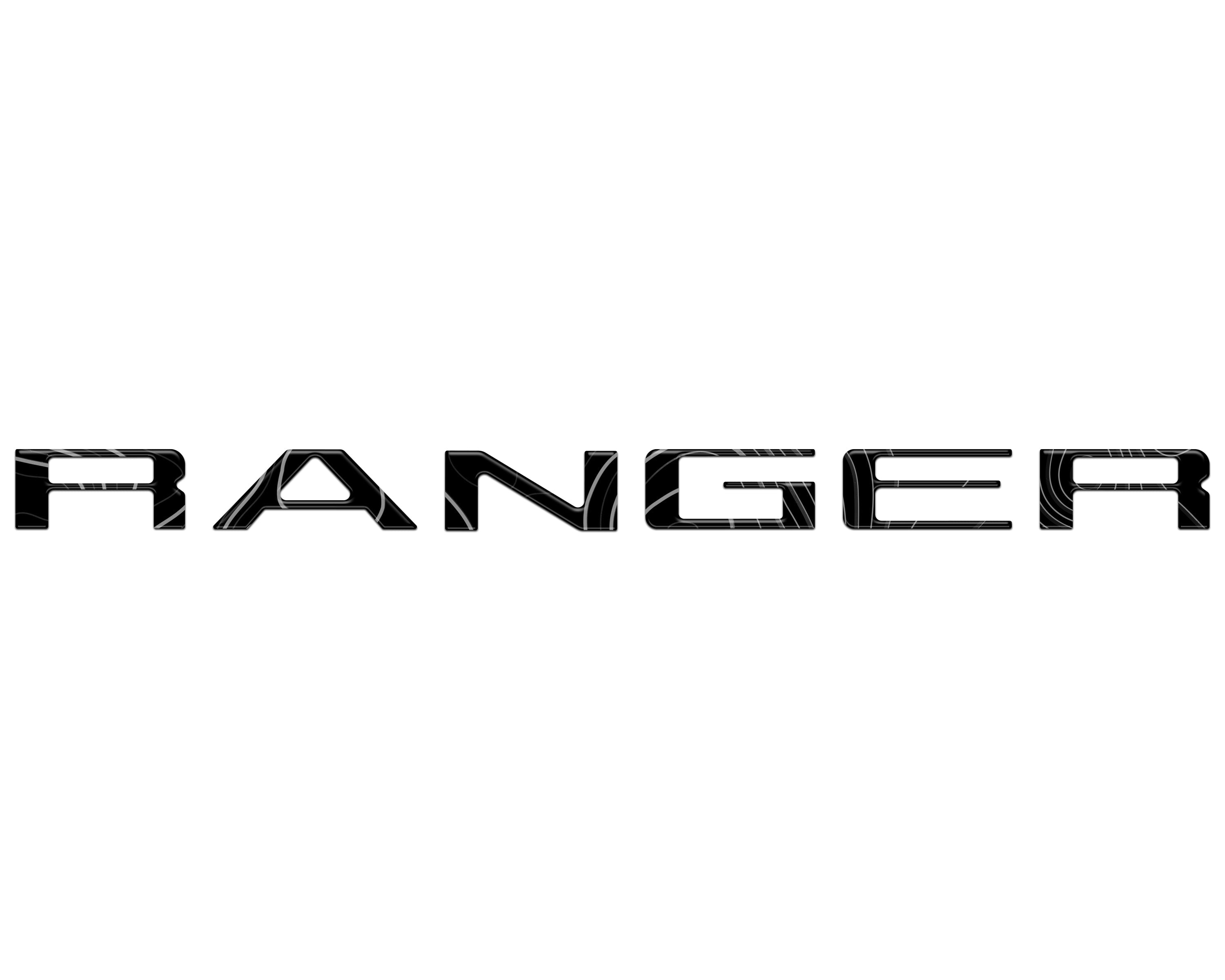 Hood Lettering Kit Fits 2024-2025 Ford Ranger