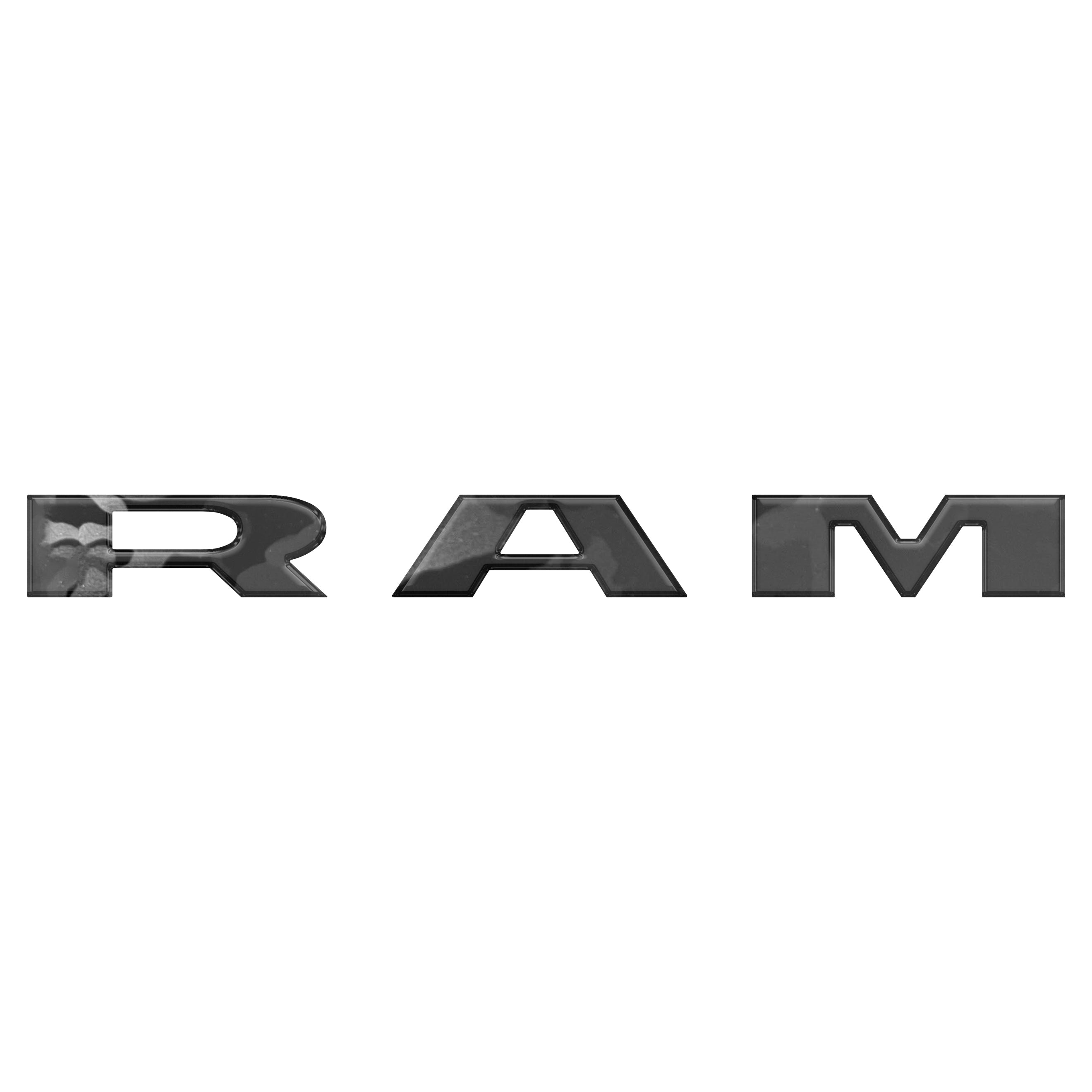 Grille Letter Overlays Fits 2025-2026 Ram 1500/2500/3500