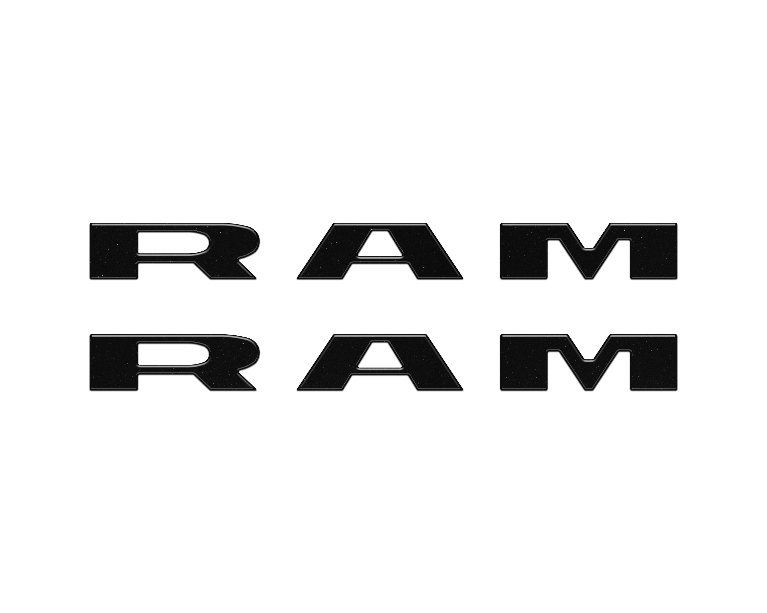 Front Door Emblem Overlays Fits 2025-2026 Ram 1500/2500/3500