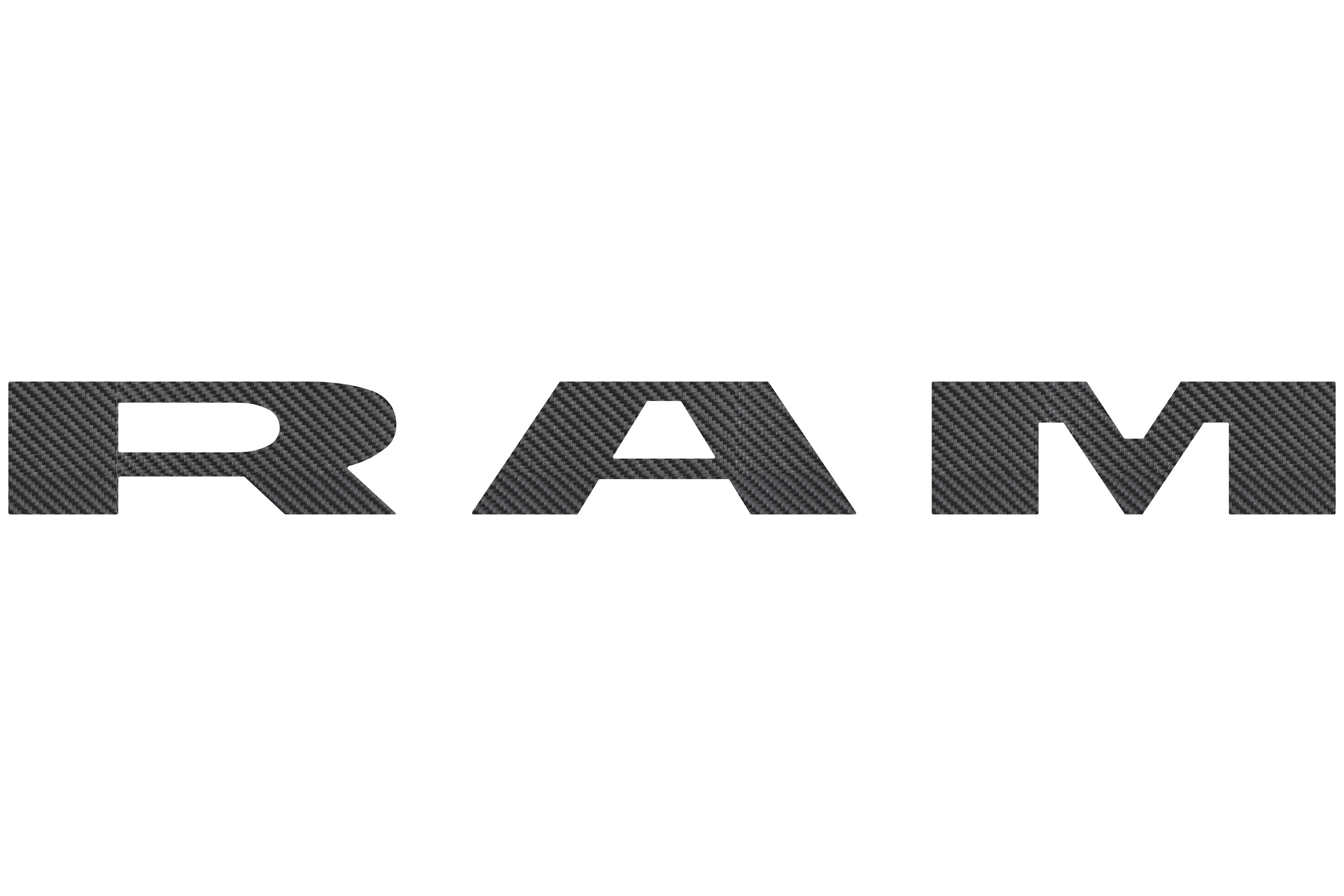 Tailgate Letter Overlays Fits 2025-2026 Ram 1500