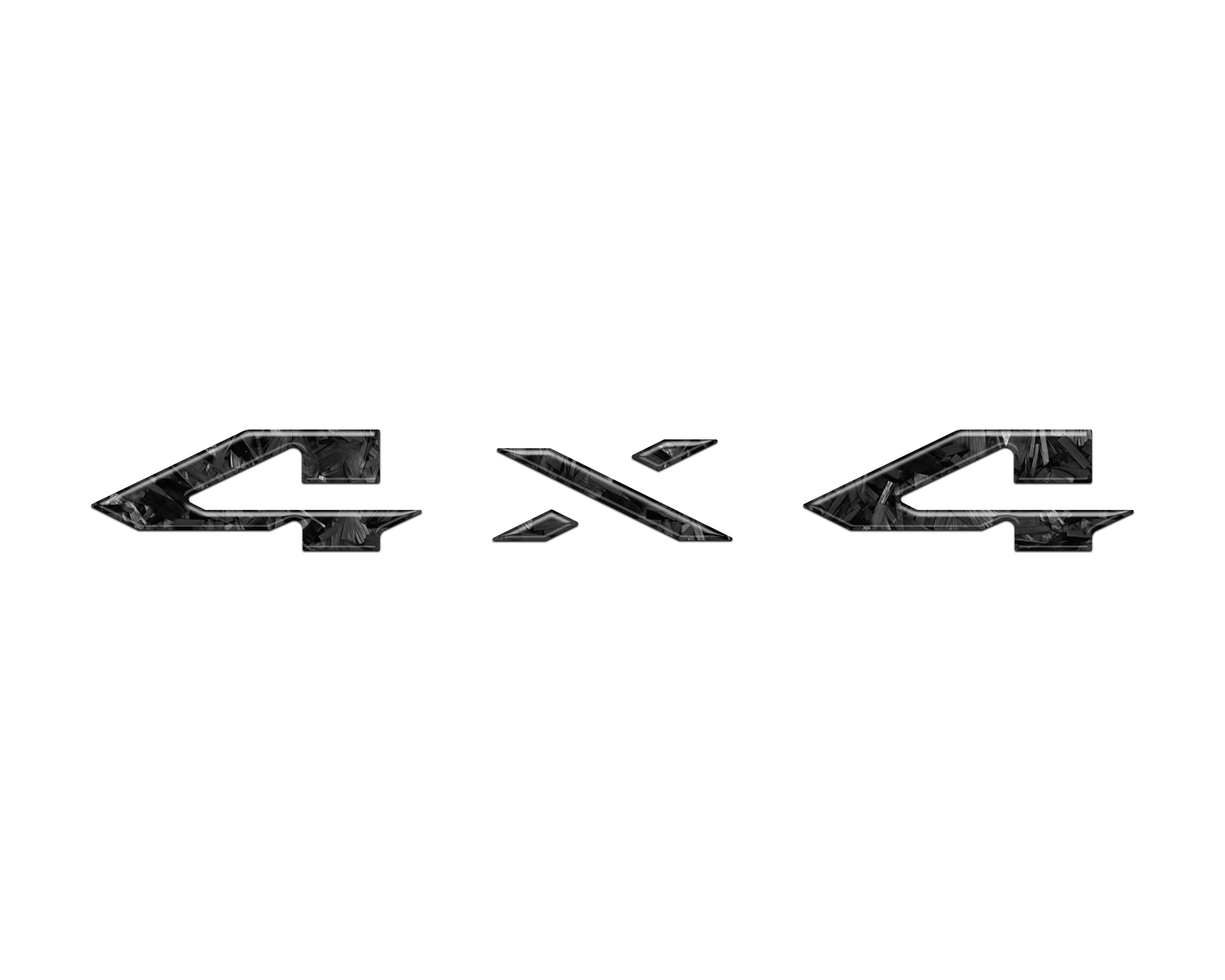 4x4 Tailgate Emblem Letter Overlays Fits 2025-2026 Ram 1500/2500/3500