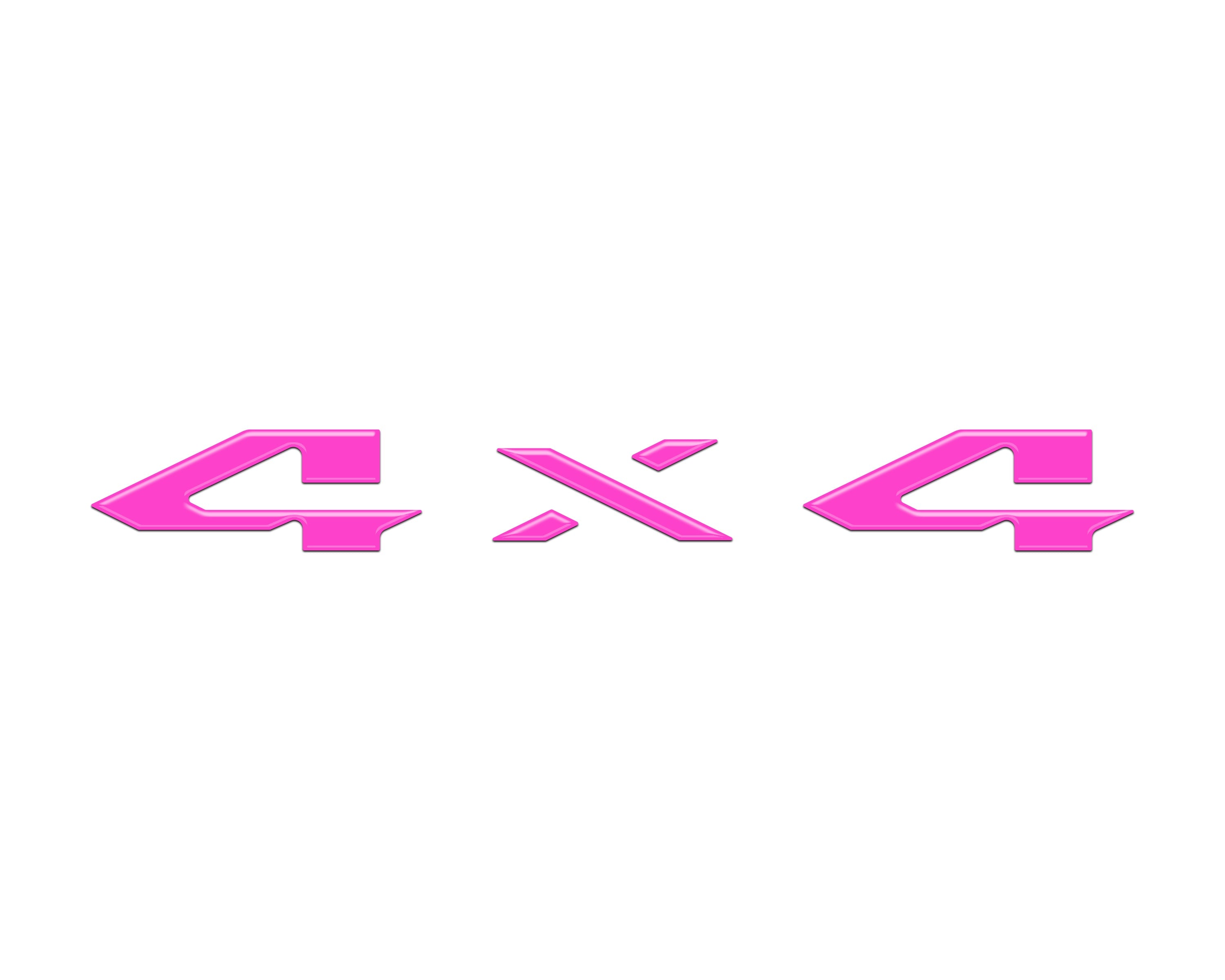 4x4 Tailgate Emblem Letter Overlays Fits 2025-2026 Ram 1500/2500/3500