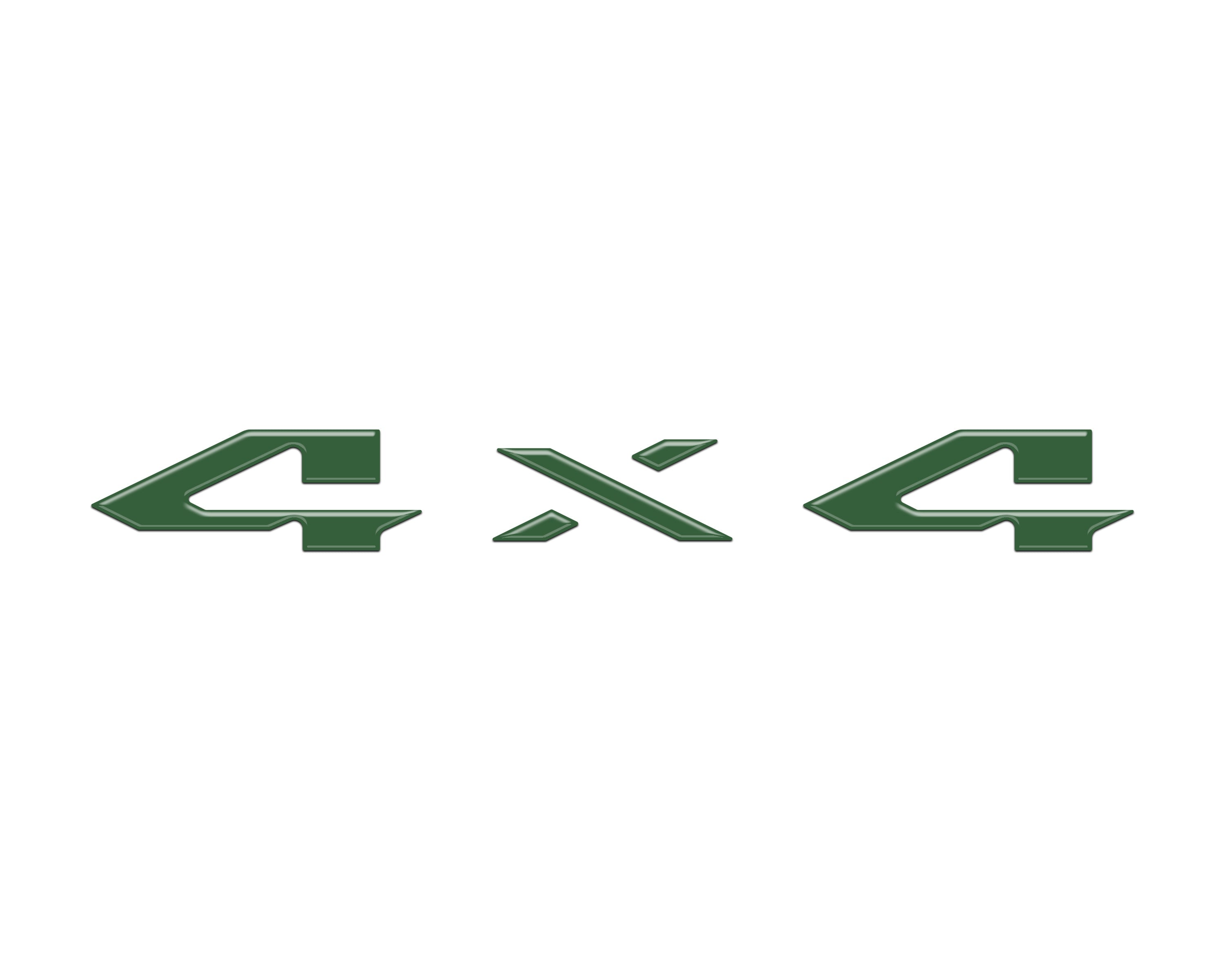 4x4 Tailgate Emblem Letter Overlays Fits 2025-2026 Ram 1500/2500/3500