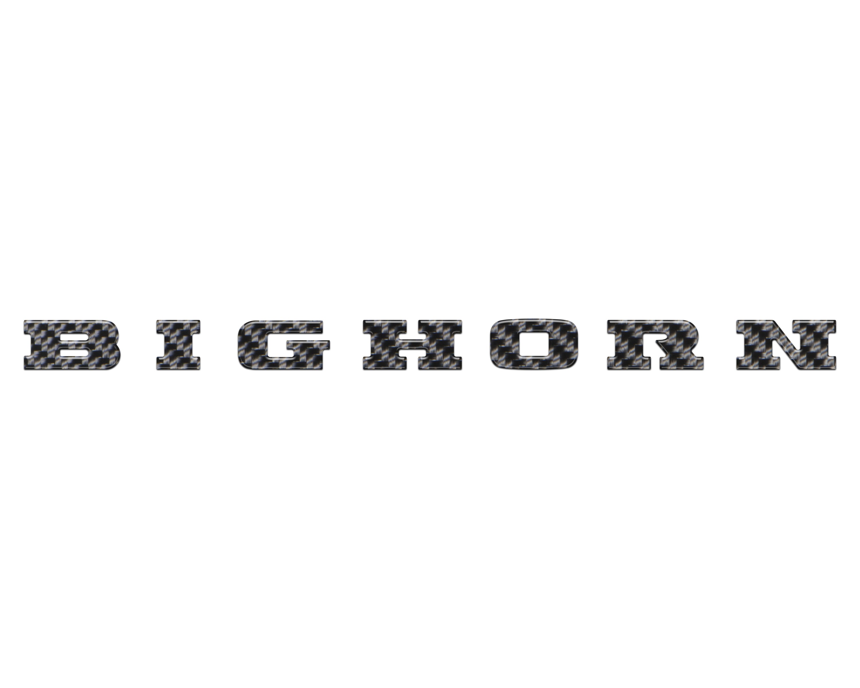 Bighorn Tailgate Emblem Letter Inserts Fits 2025-2026 Ram 1500/2500/3500