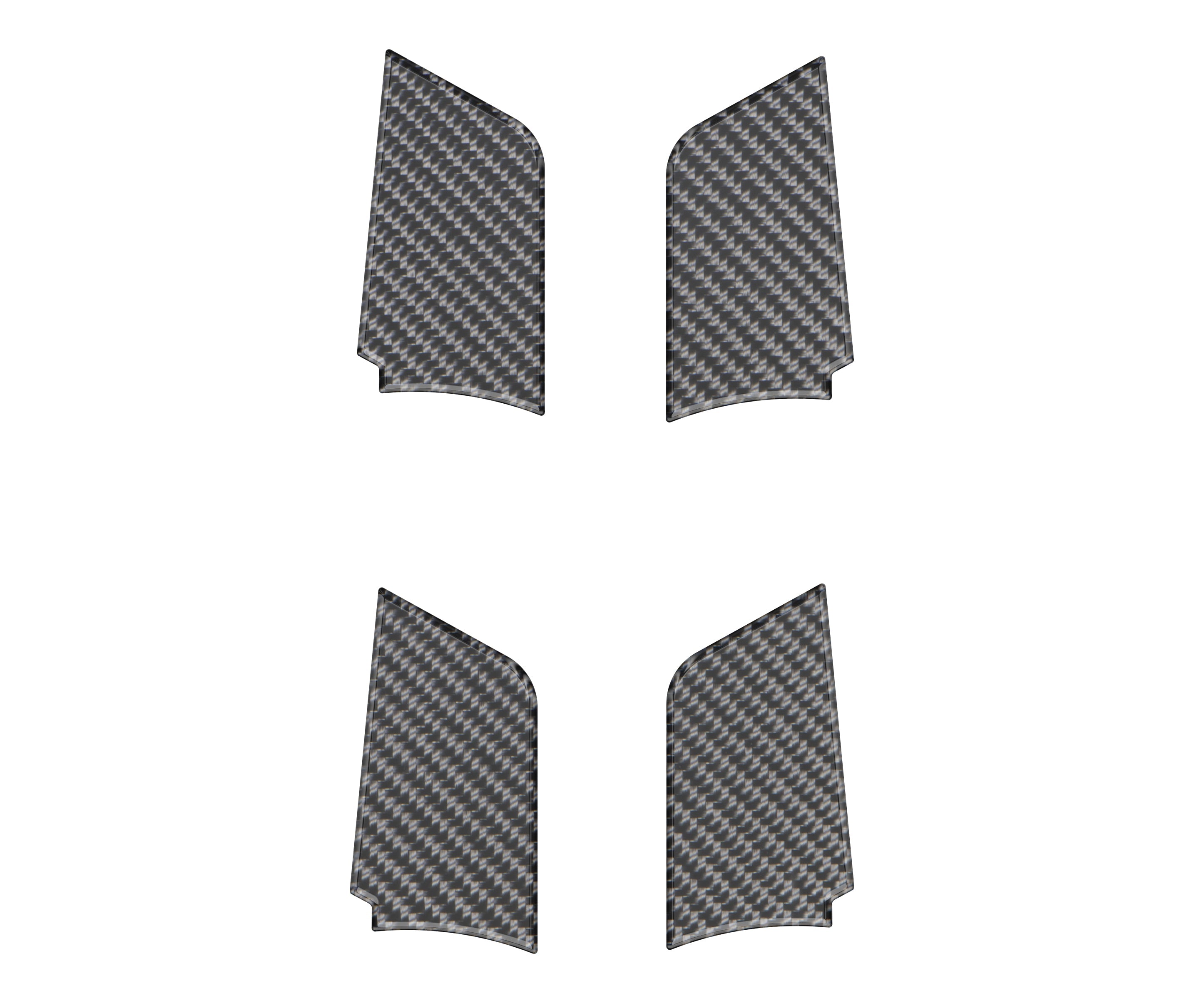 Interior Door Handle Inserts Fits 2019-2025 Toyota Rav4