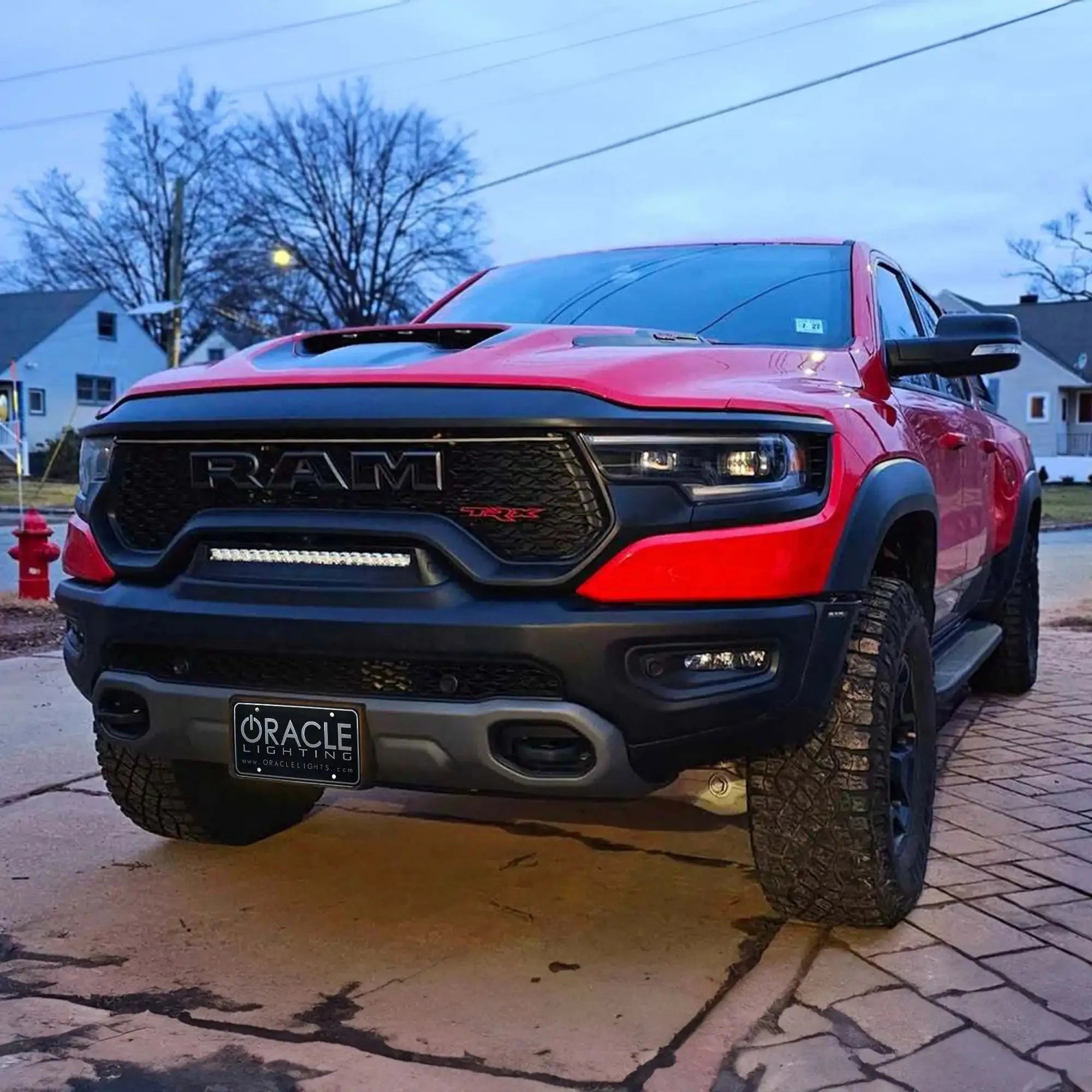 Front Bumper Flush LED Light Bar For 2019-2025 RAM Rebel/TRX/RHO | 100W 12,000 Lumens