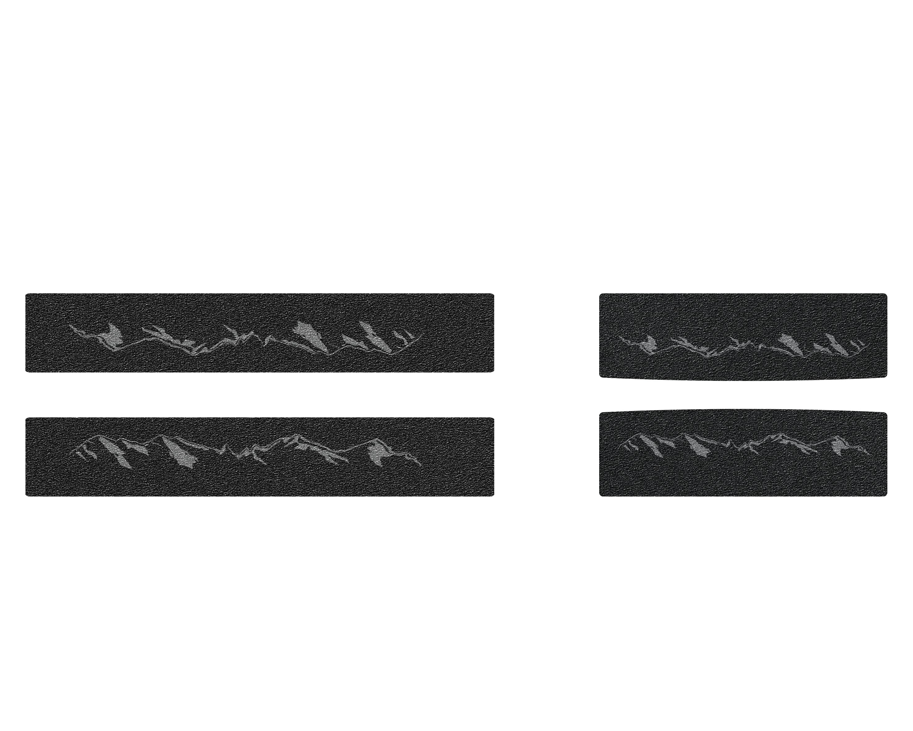 Textured Door Sill Protection Overlays Fits 2017-2026 Honda Ridgeline