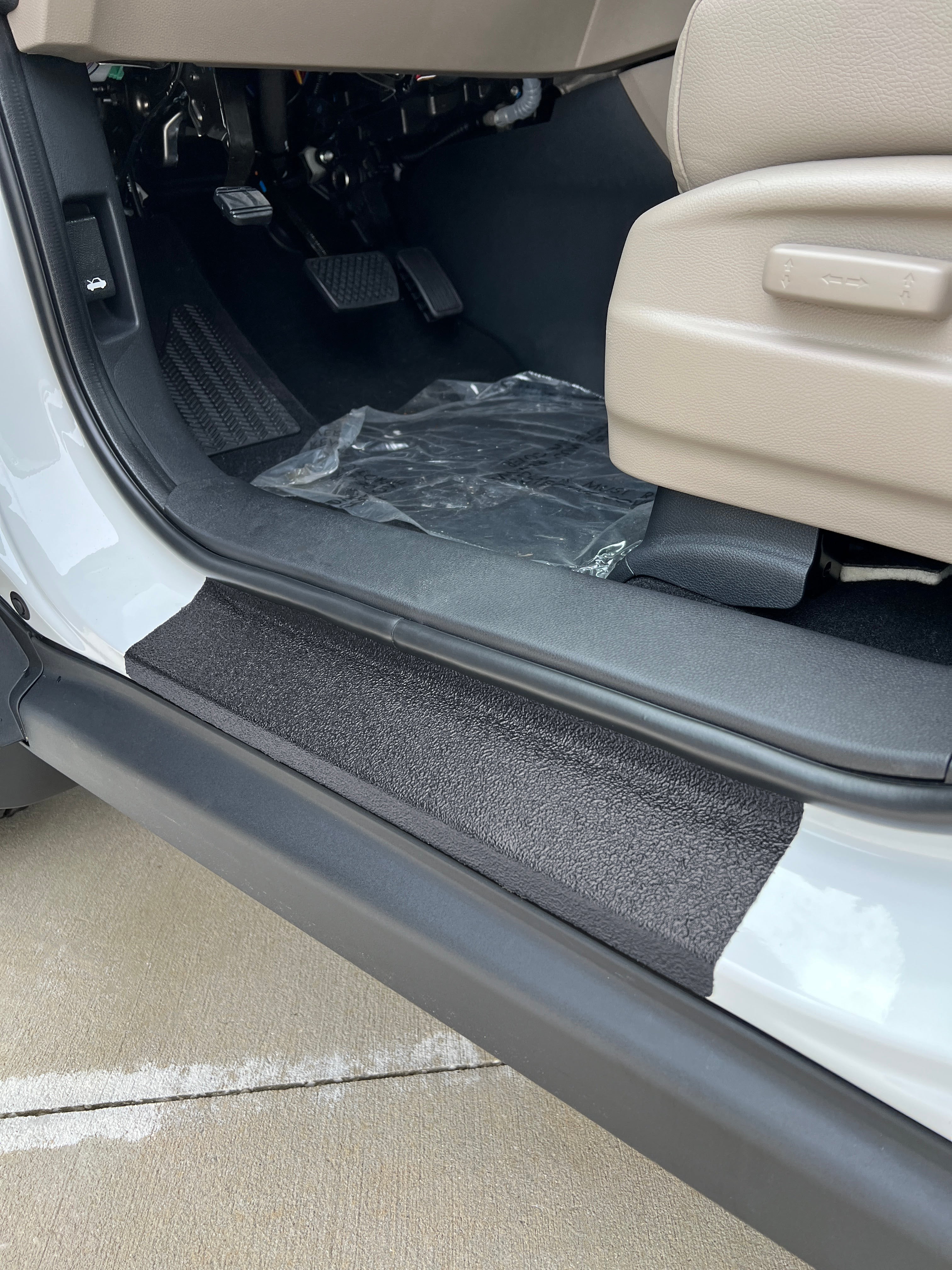 Textured Door Sill Protection Overlays Fits 2017-2026 Honda Ridgeline
