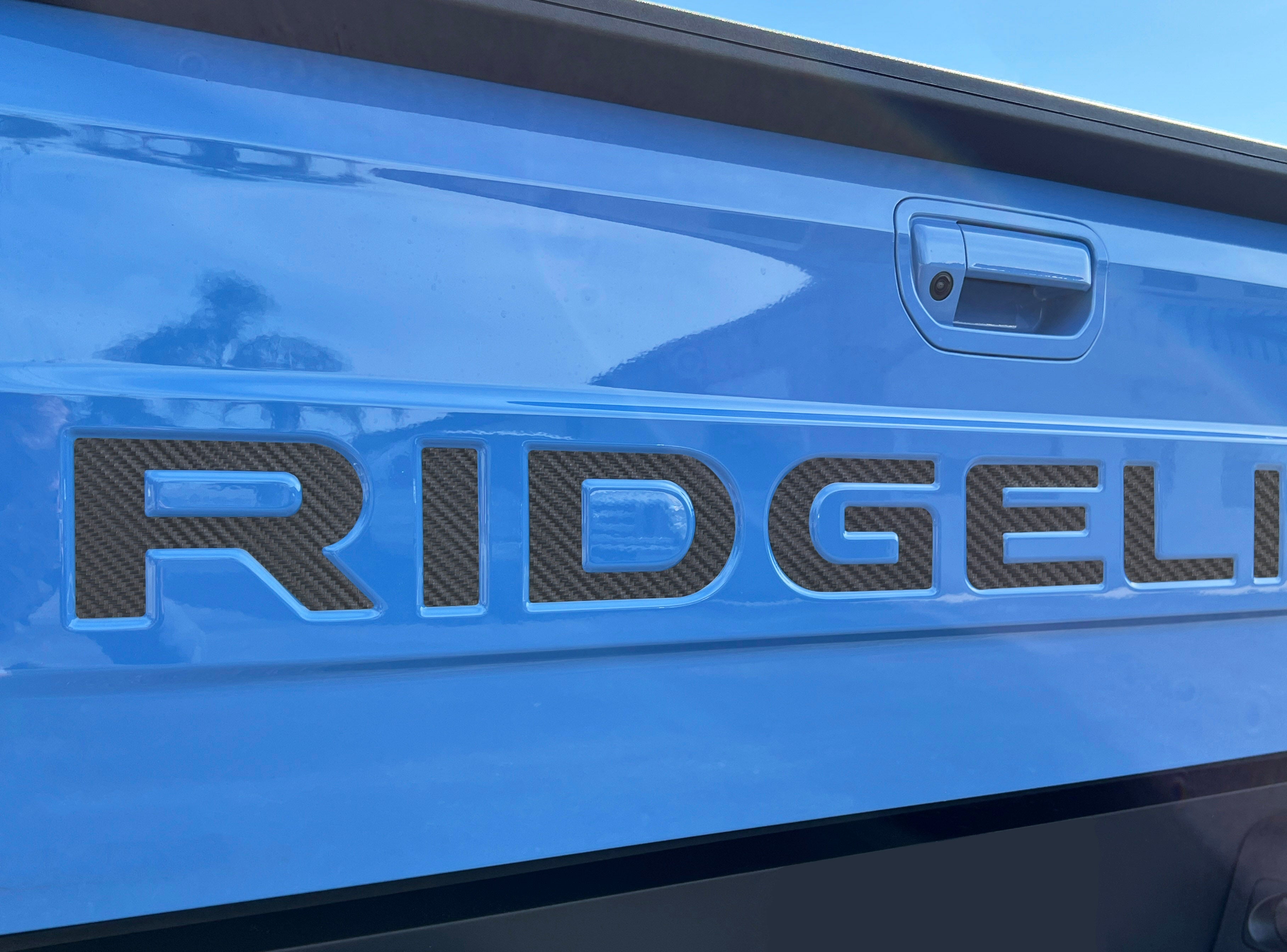 Tailgate Letter Inserts Fits 2024-2026 Honda Ridgeline