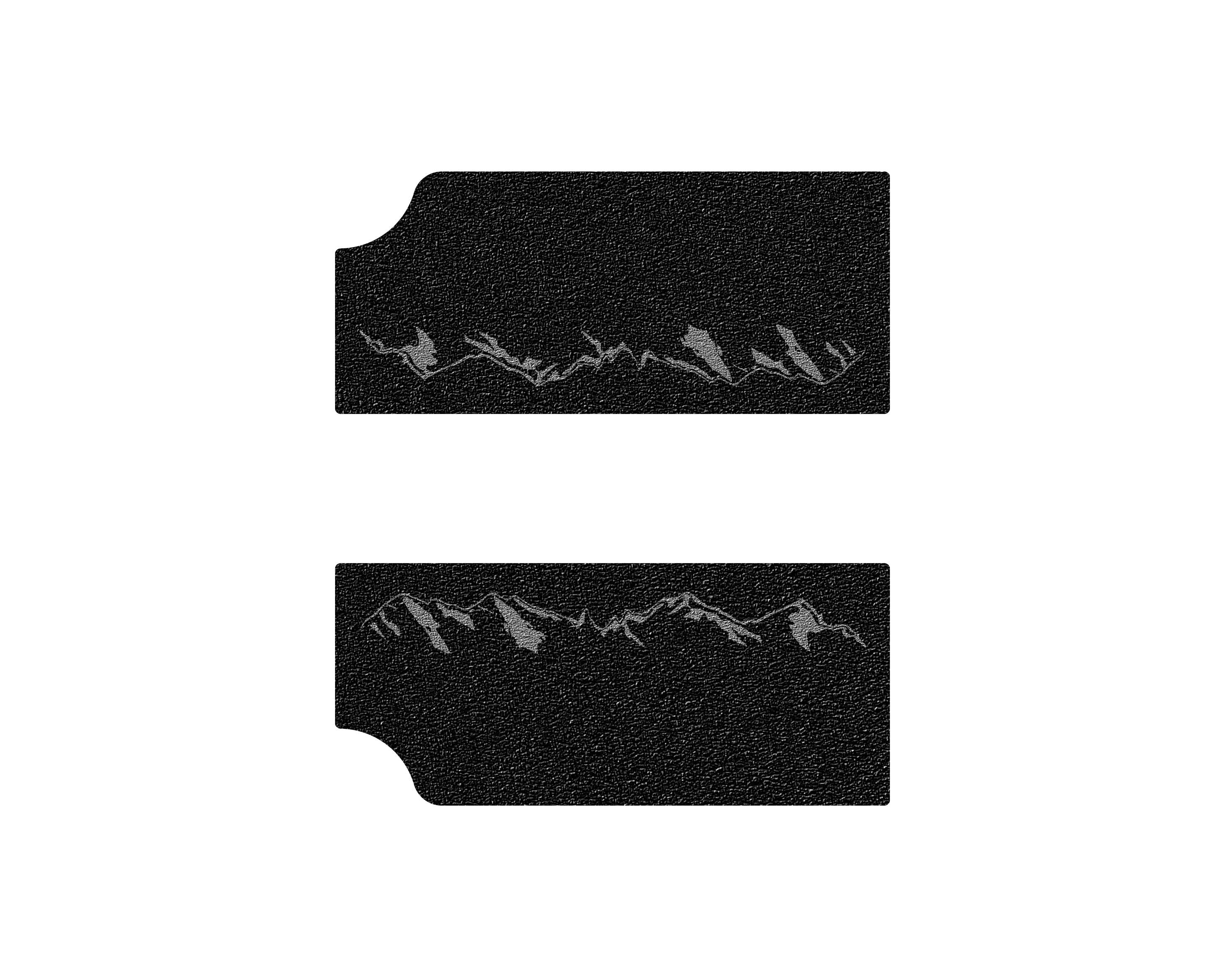 Textured Front Door Sill Overlays Fits 2022-2026 Rivian R1T