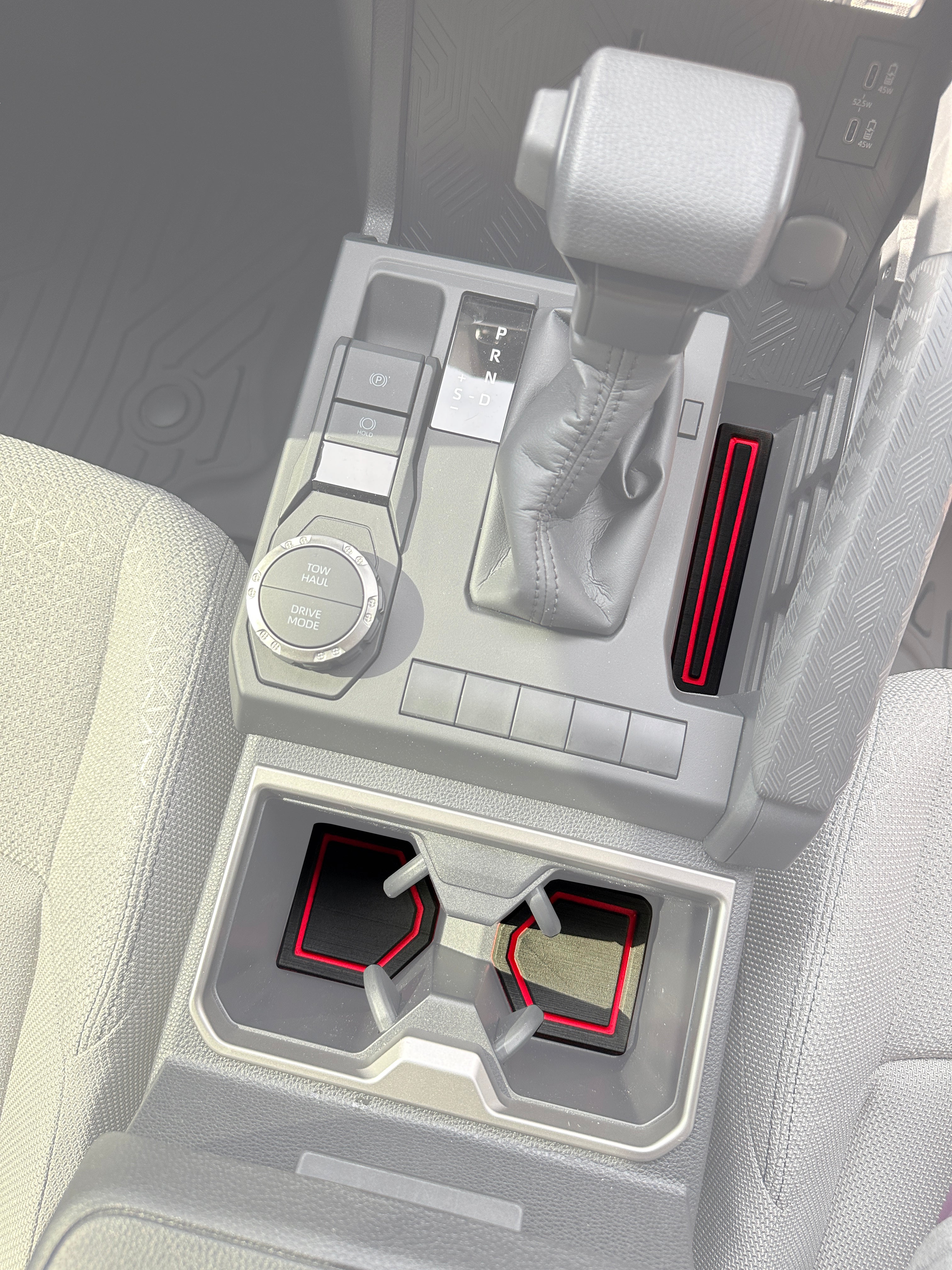 CenteConsole/Cupholder Inserts Fits 2025-2026 Toyota 4runner