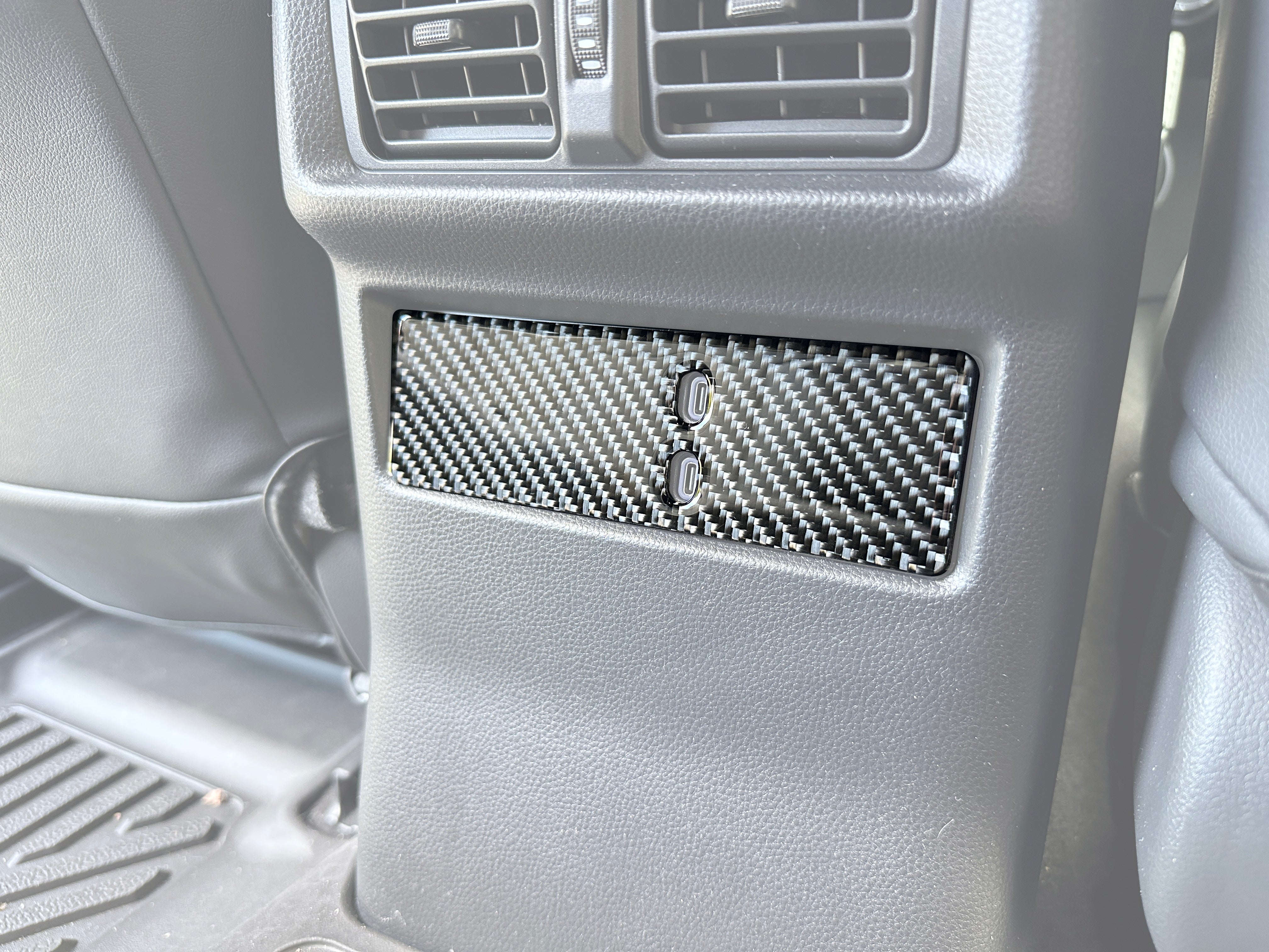 Rear U.S.B Port Accent Trim Fits 2025-2026 Toyota 4Runner
