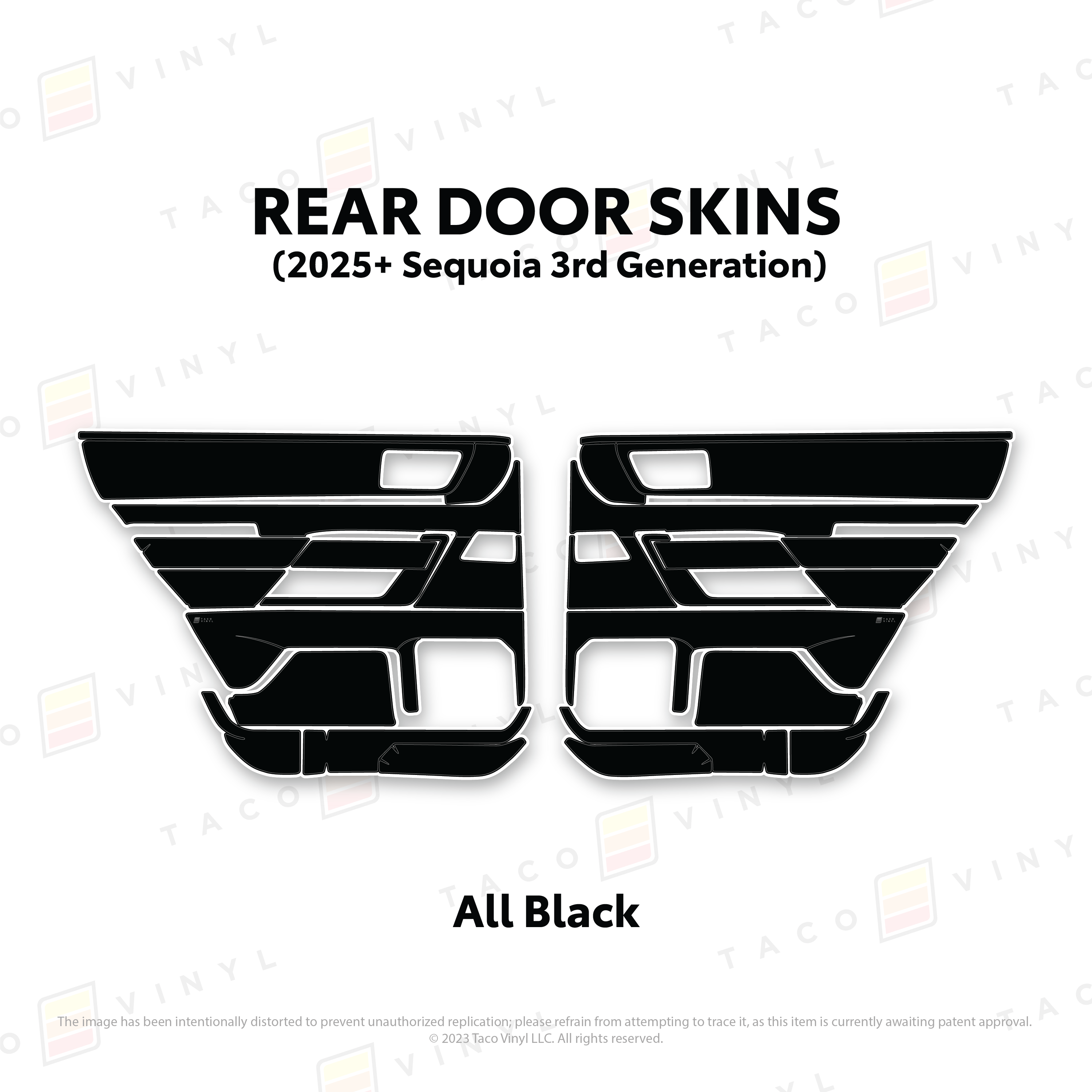 2023+ Door Skins For Sequoia