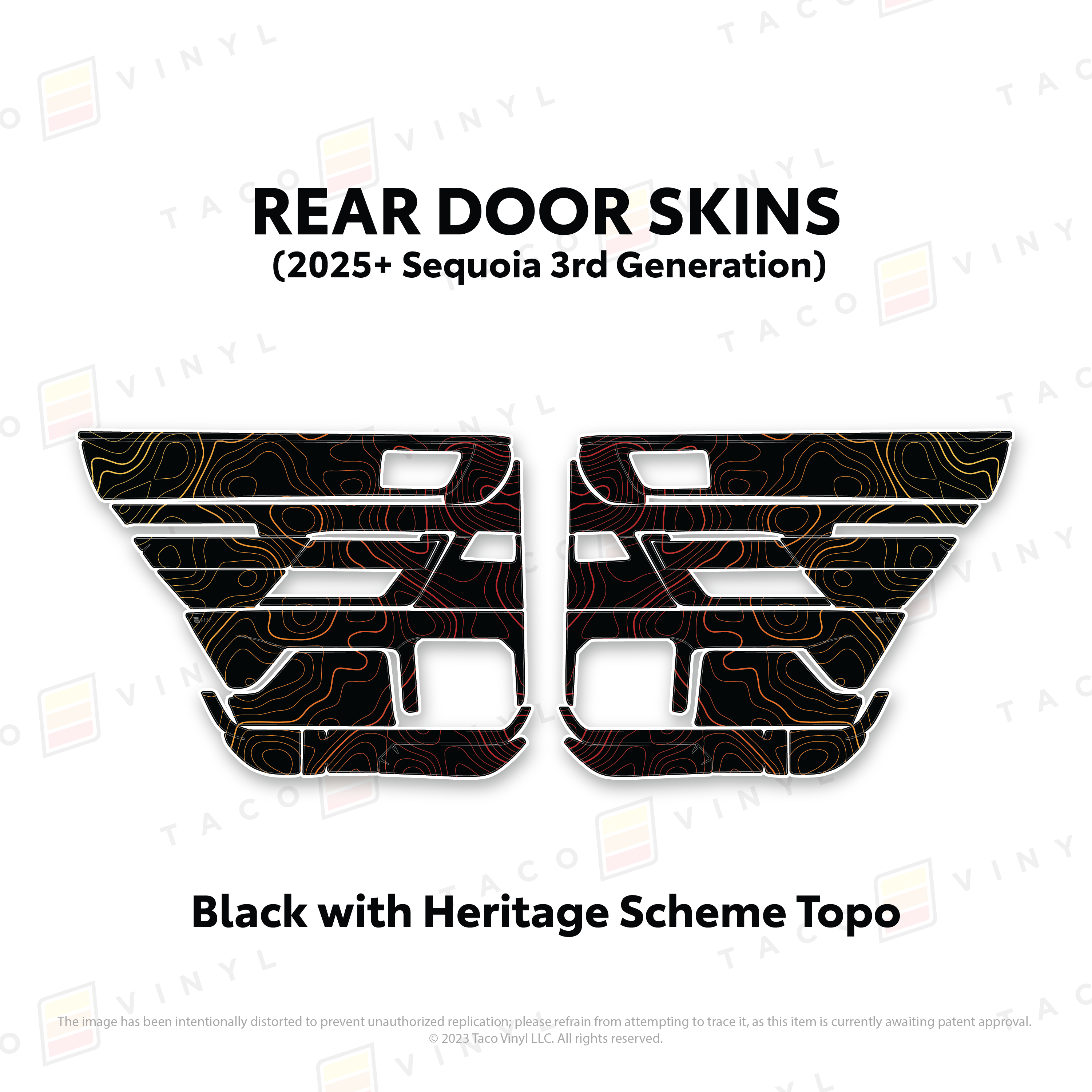 2023+ Door Skins For Sequoia