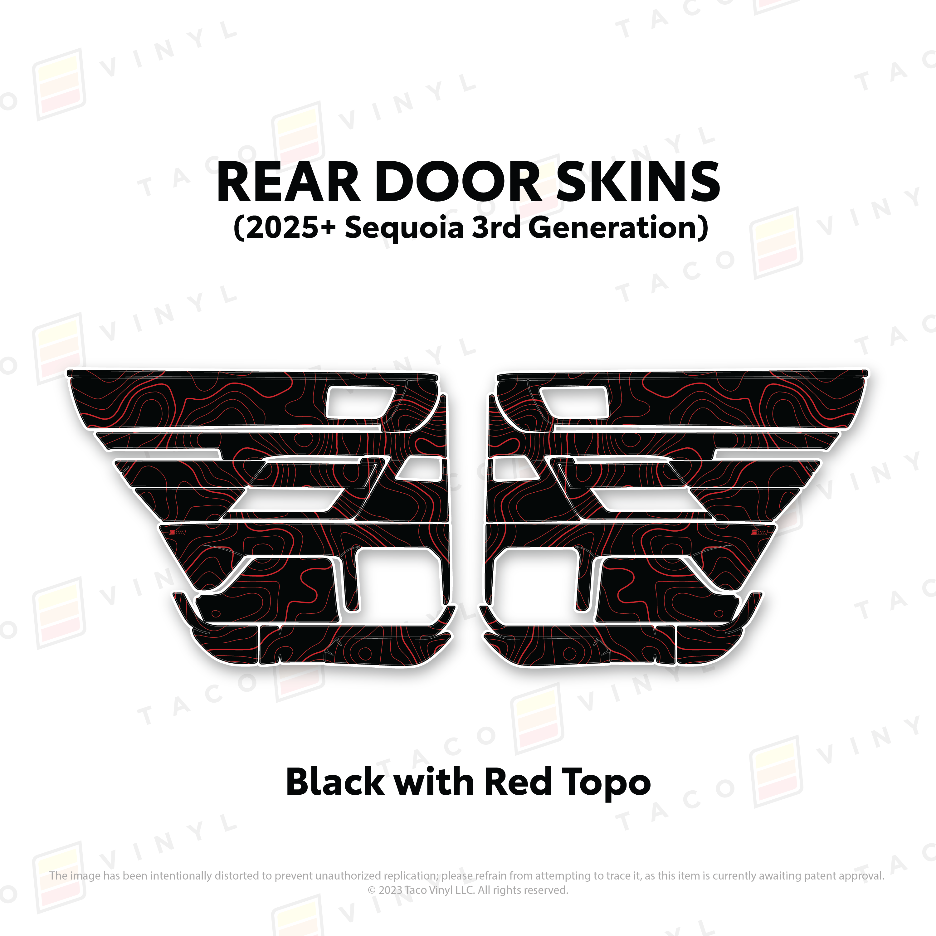 2023+ Door Skins For Sequoia