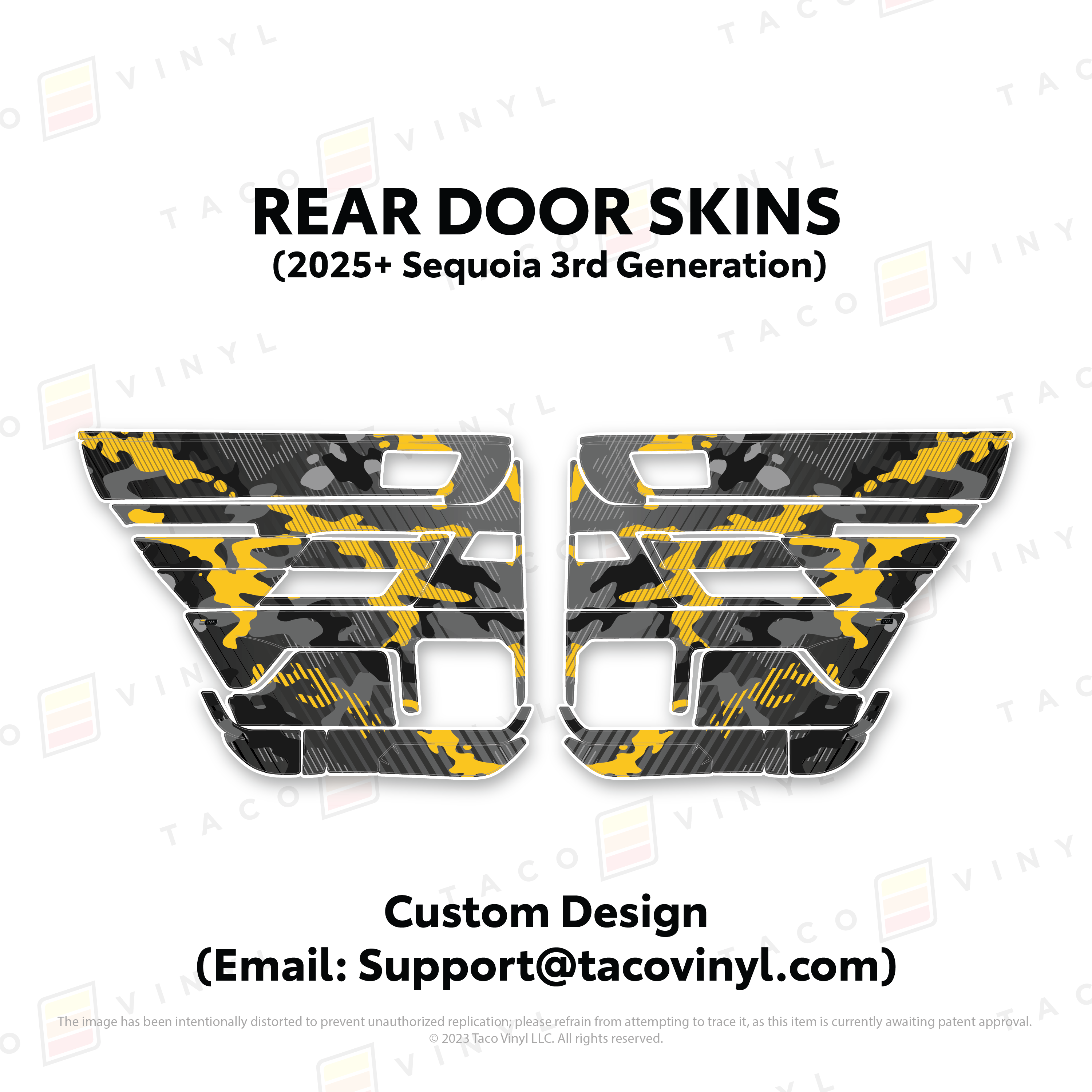 2023+ Door Skins For Sequoia