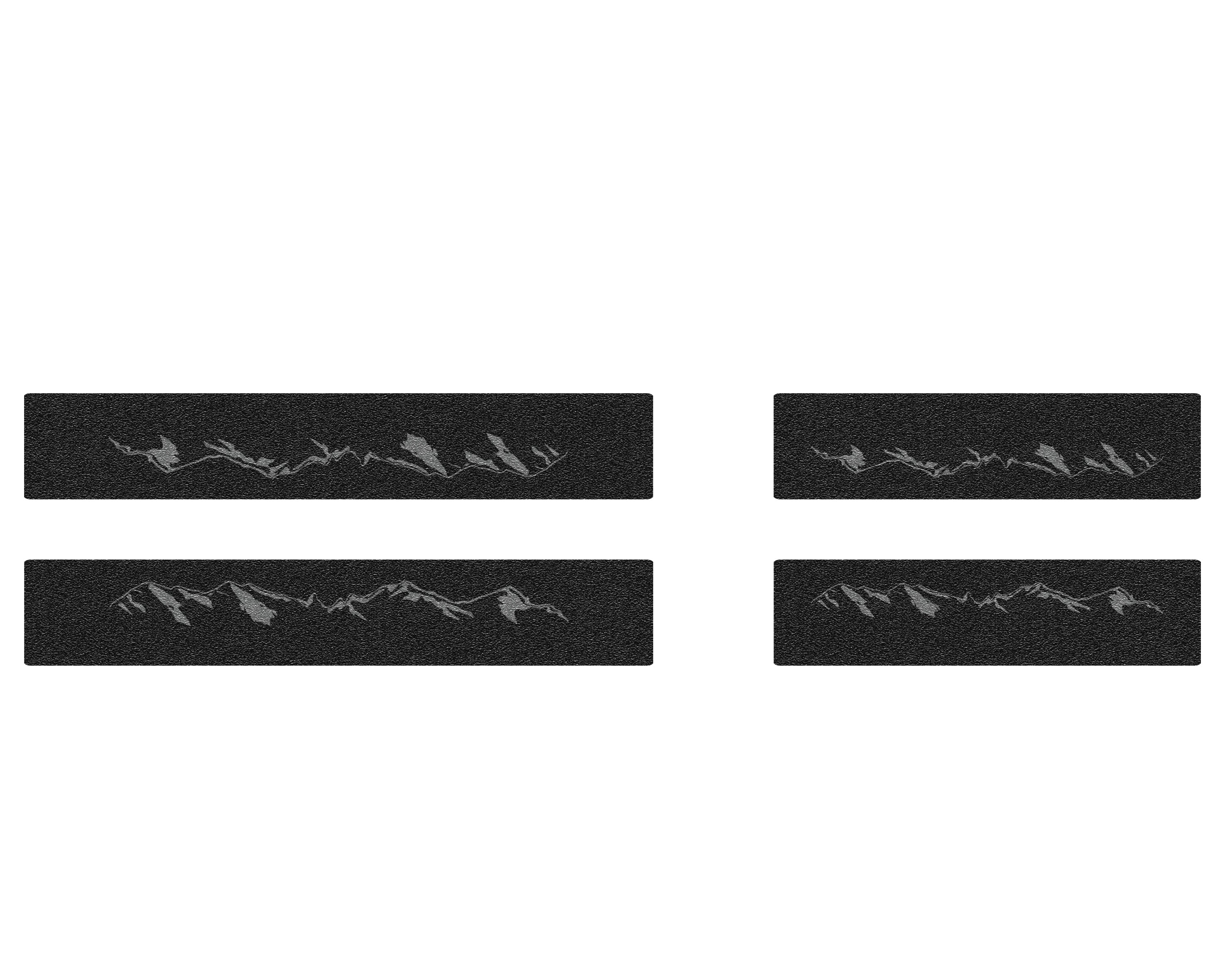 Textured Door Sill Overlays Fits 2022-2026 Hyundai Santa Cruz