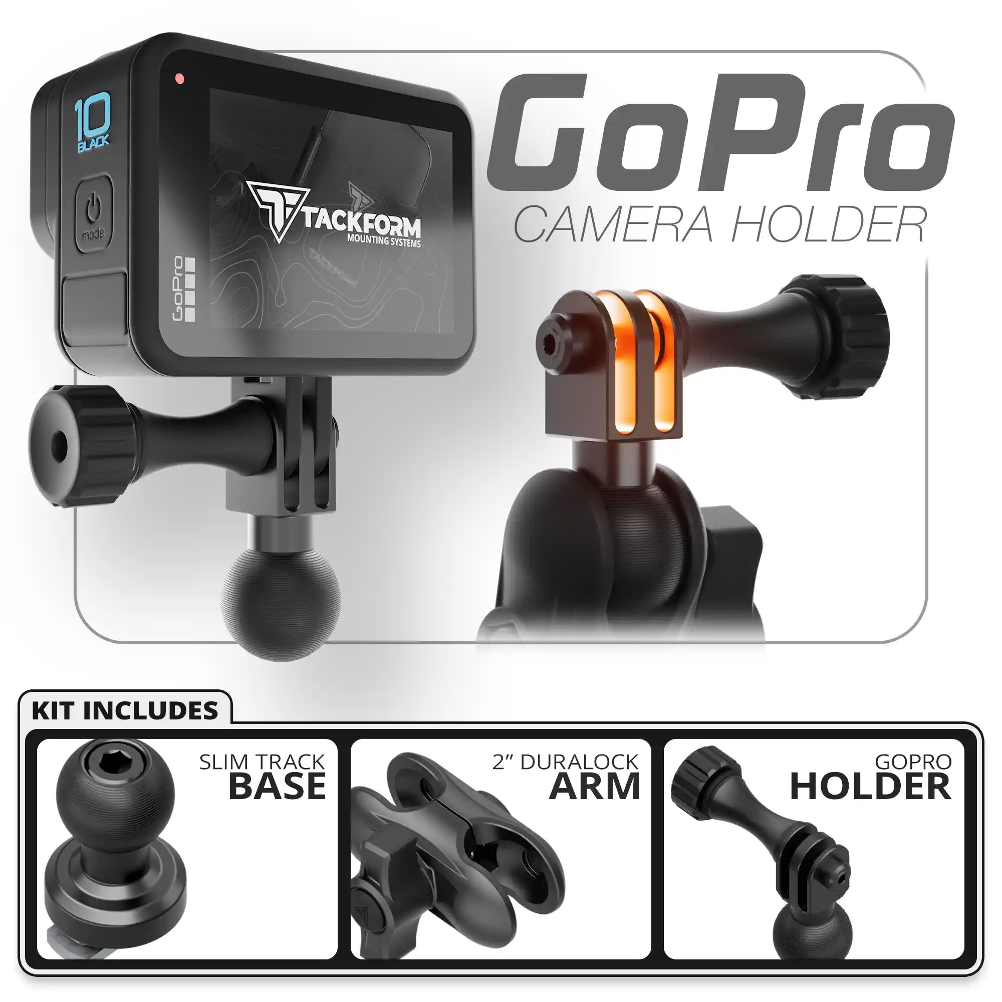 Expedition Essentials Dash Mount With Dual MagSafe Phone Holders, GoPro and CB Mic Holders | 2021-2026 Ford Bronco & Bronco Raptor (Non-Sport)