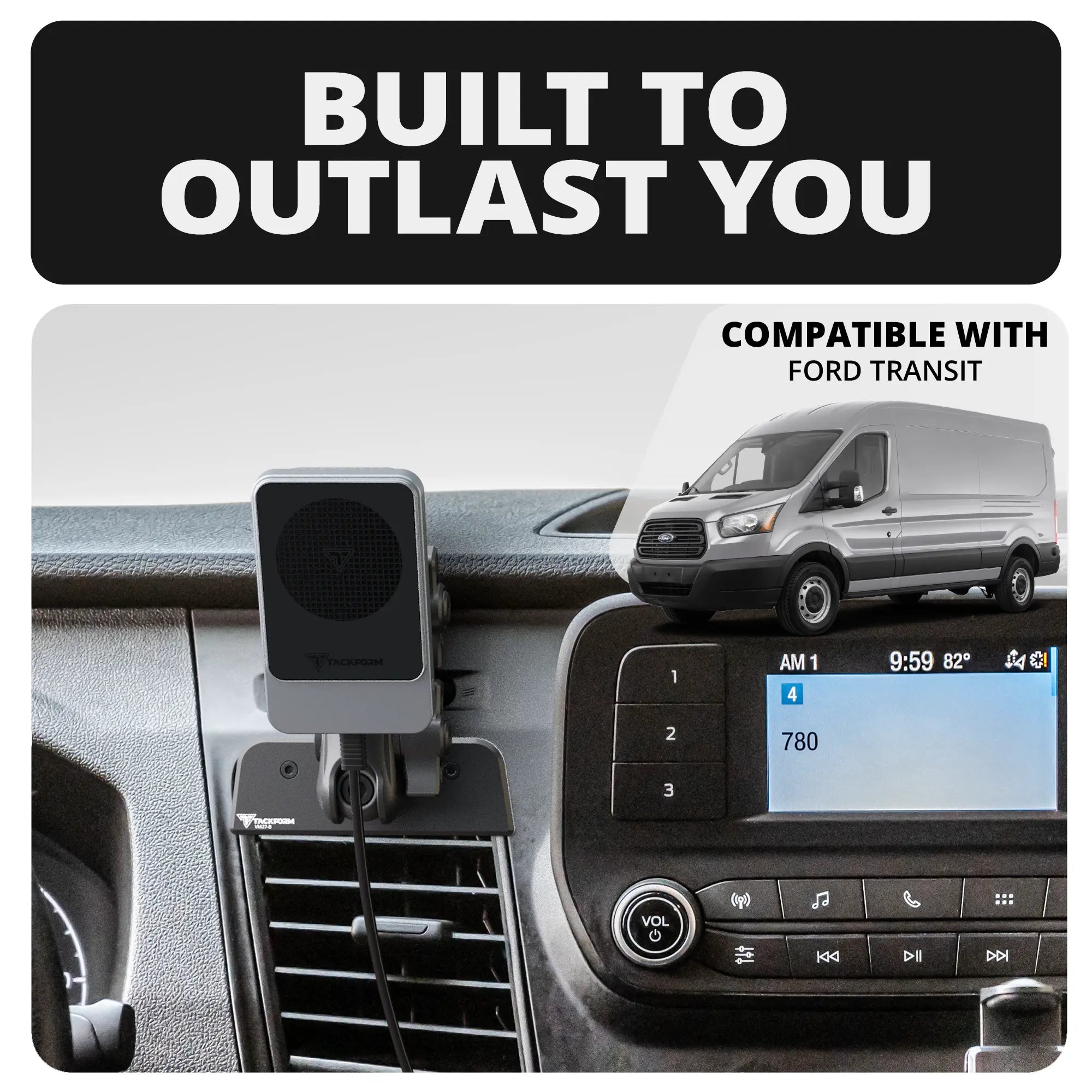 2020-2026 Ford Transit LINK™ Vent Mount Bracket With MagSafe Charging Phone Holder | 3.5" Arm | (Not Compatible With Transit Connect)