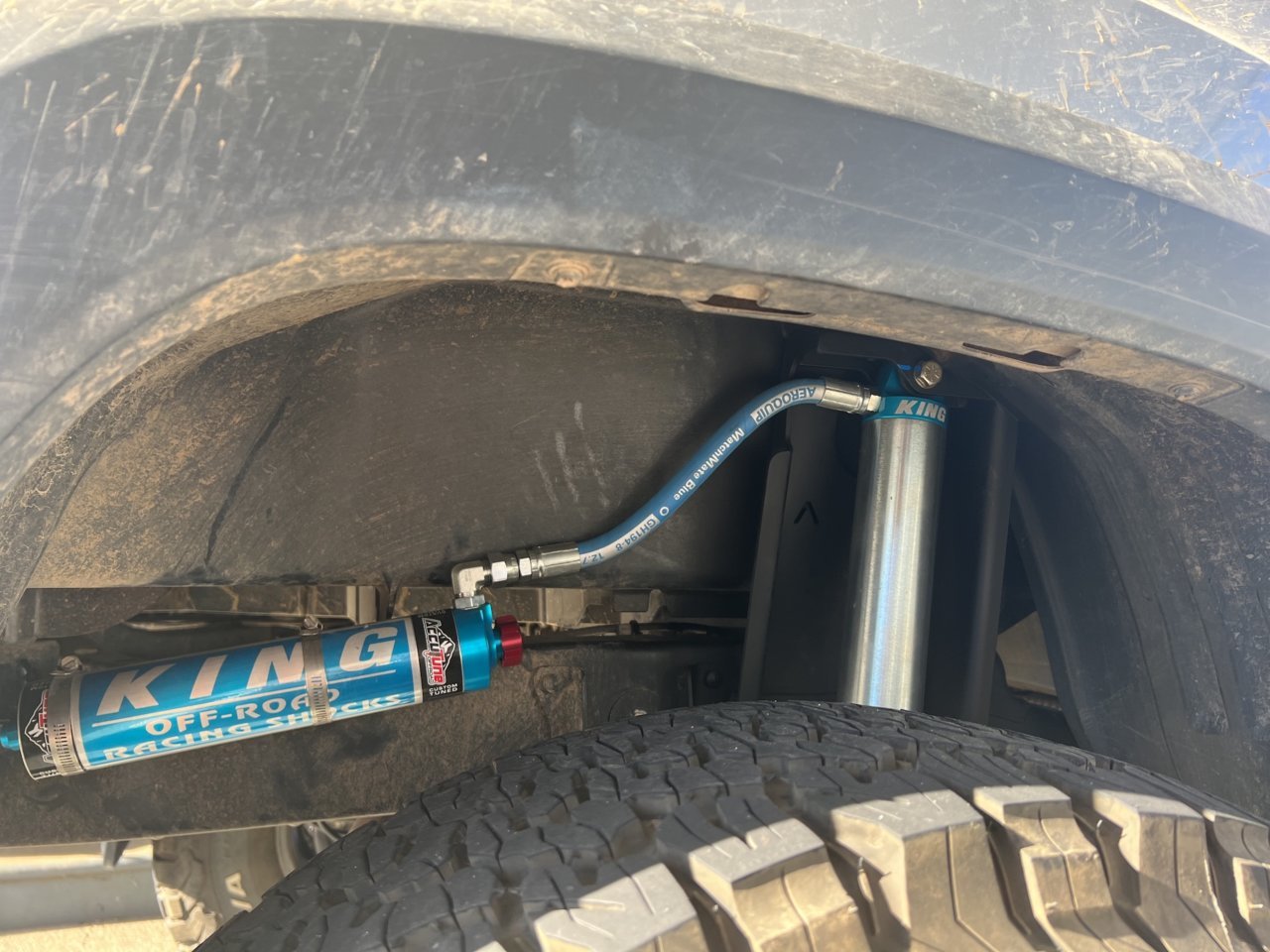 Rear Shock Relocation Towers 2.5 x 12" to 14" Mid Travel For 2005-2023 Tacoma