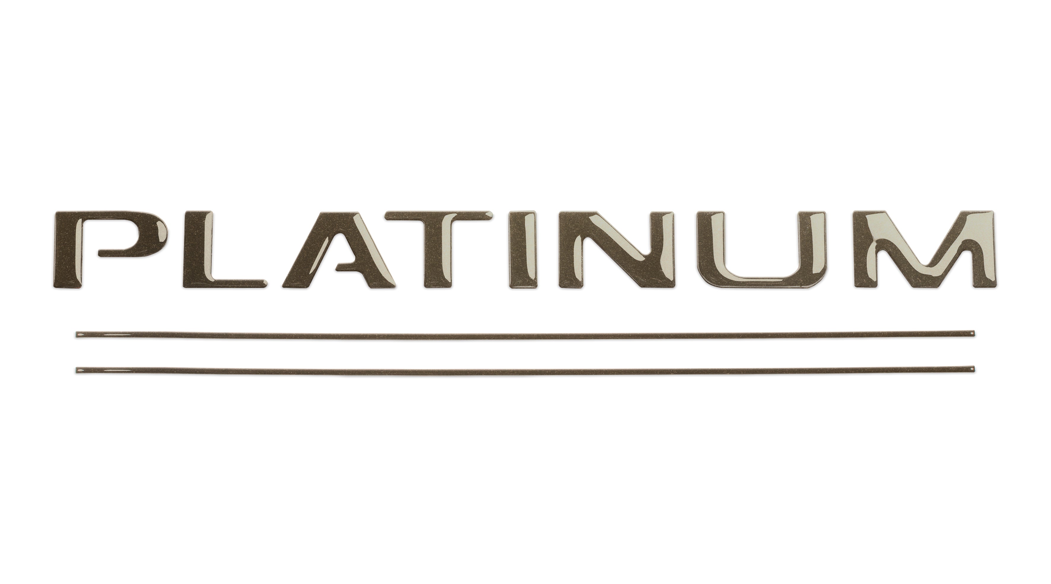 Tailgate Letter and Line Inserts Fits 2017-2019 Ford Super Duty Platinum