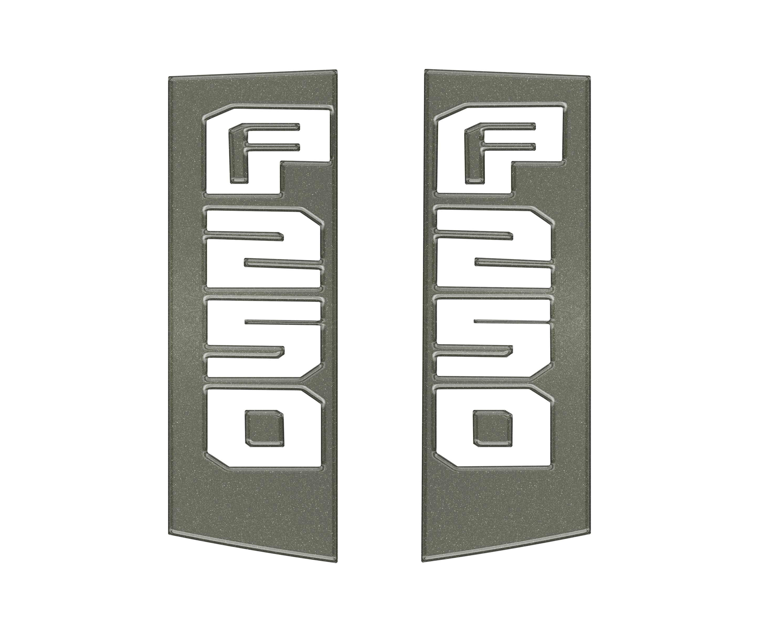 Side Emblem Accent Trim Fits 2017-2022 Ford Super Duty