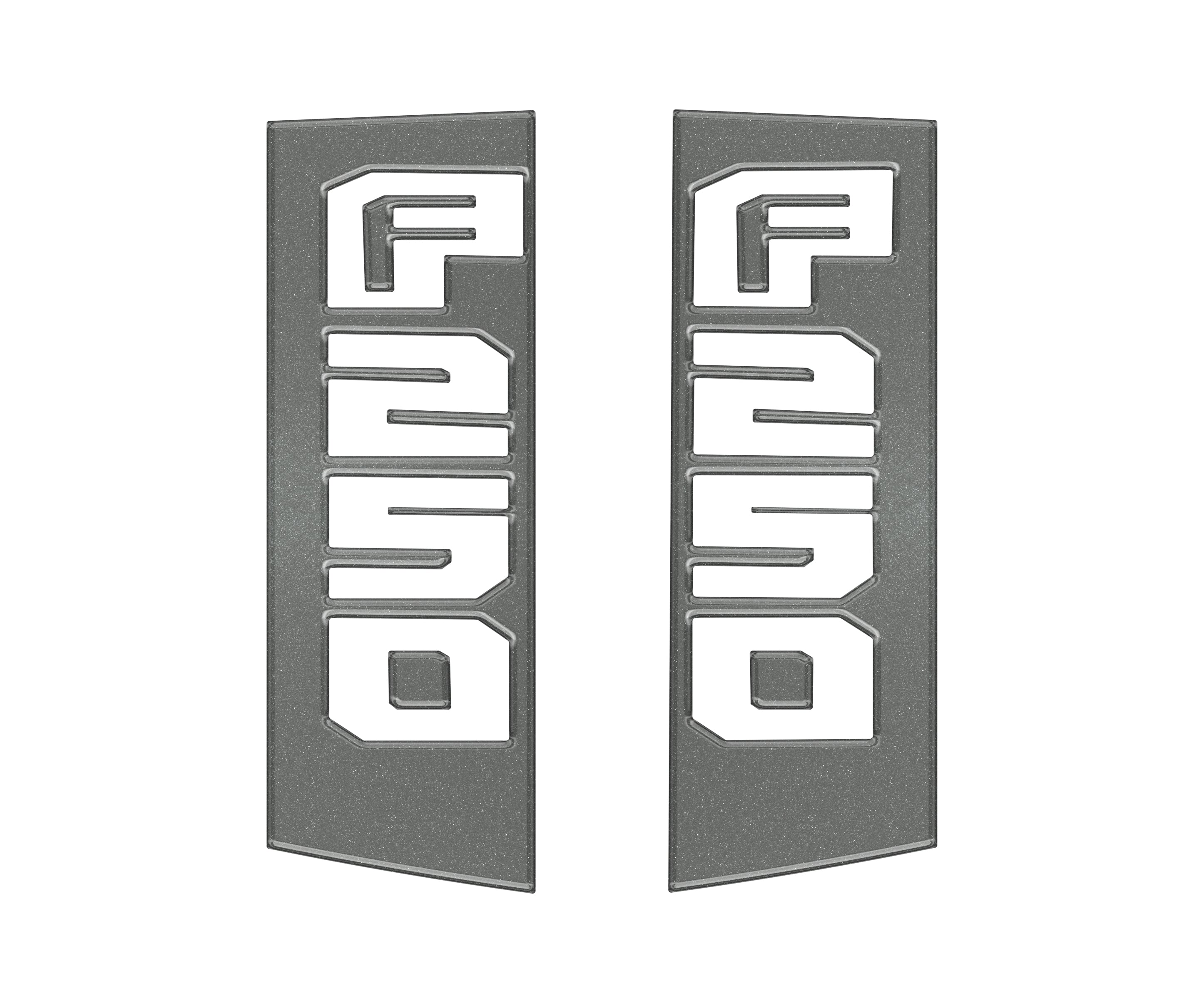 Side Emblem Accent Trim Fits 2017-2022 Ford Super Duty