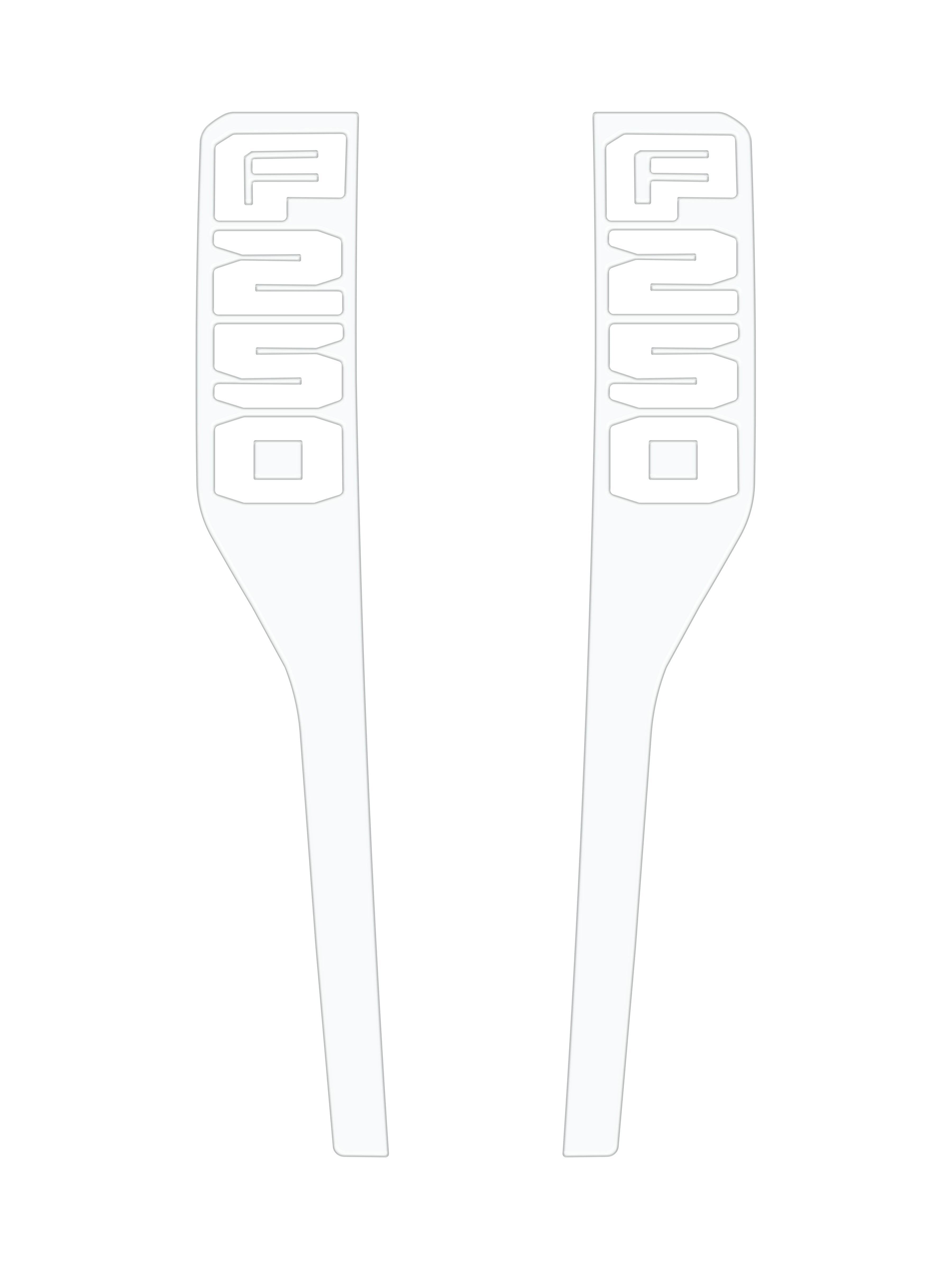 Front Fender Emblem Overlays Fits 2023-2026 Ford Super Duty