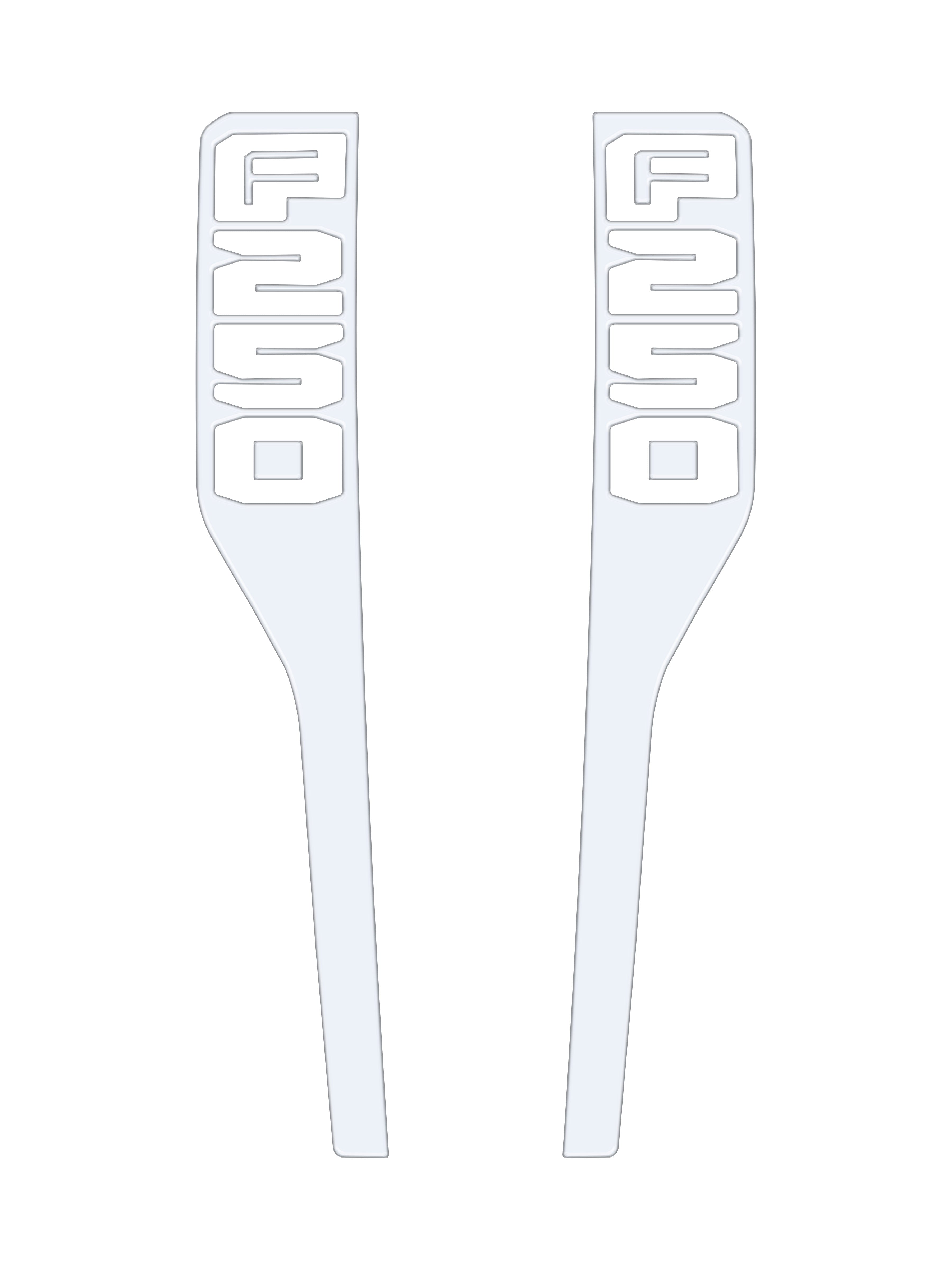 Front Fender Emblem Overlays Fits 2023-2026 Ford Super Duty