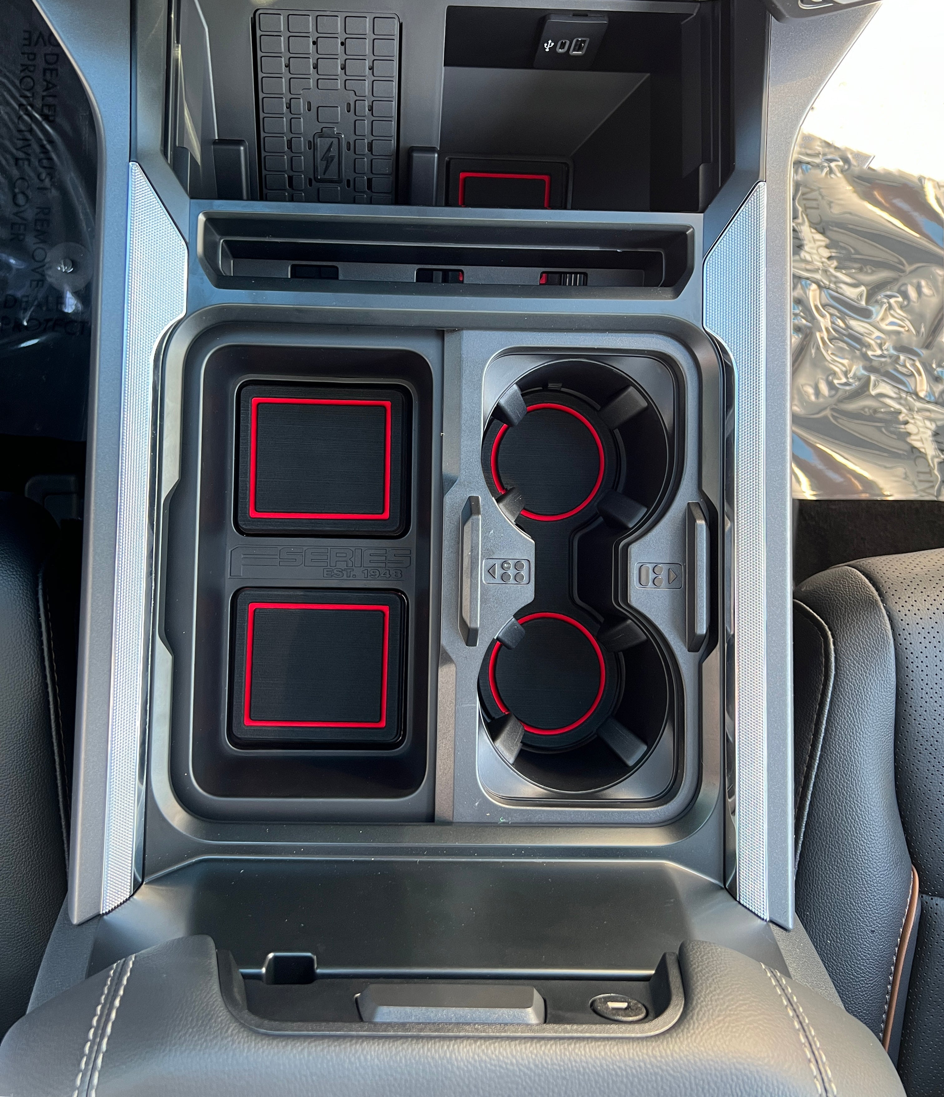 Center Console Foam Inserts Fits 2023-2026 Ford Super Duty