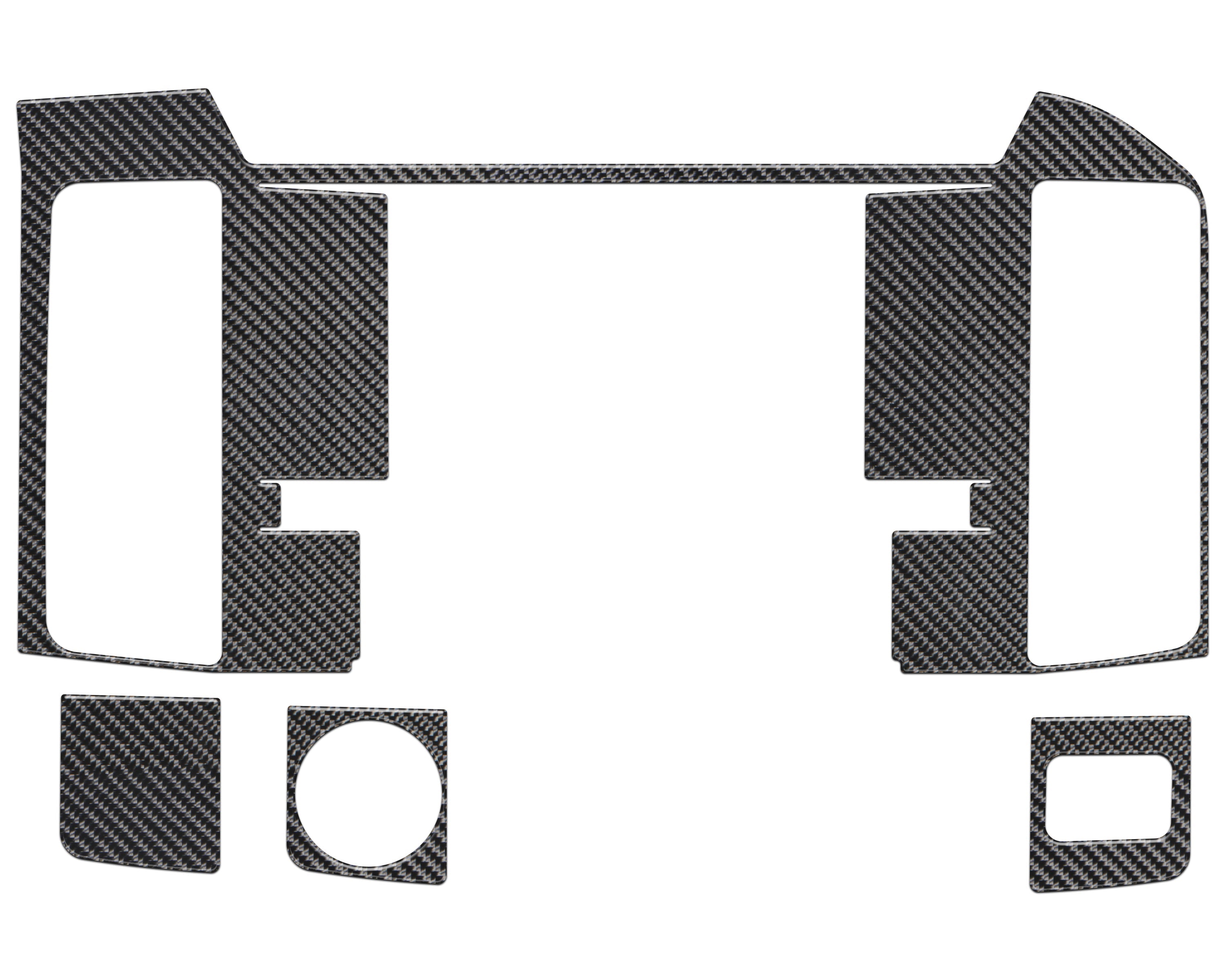 Display Screen Accent Trim Fits 2023-2026 Ford Super Duty