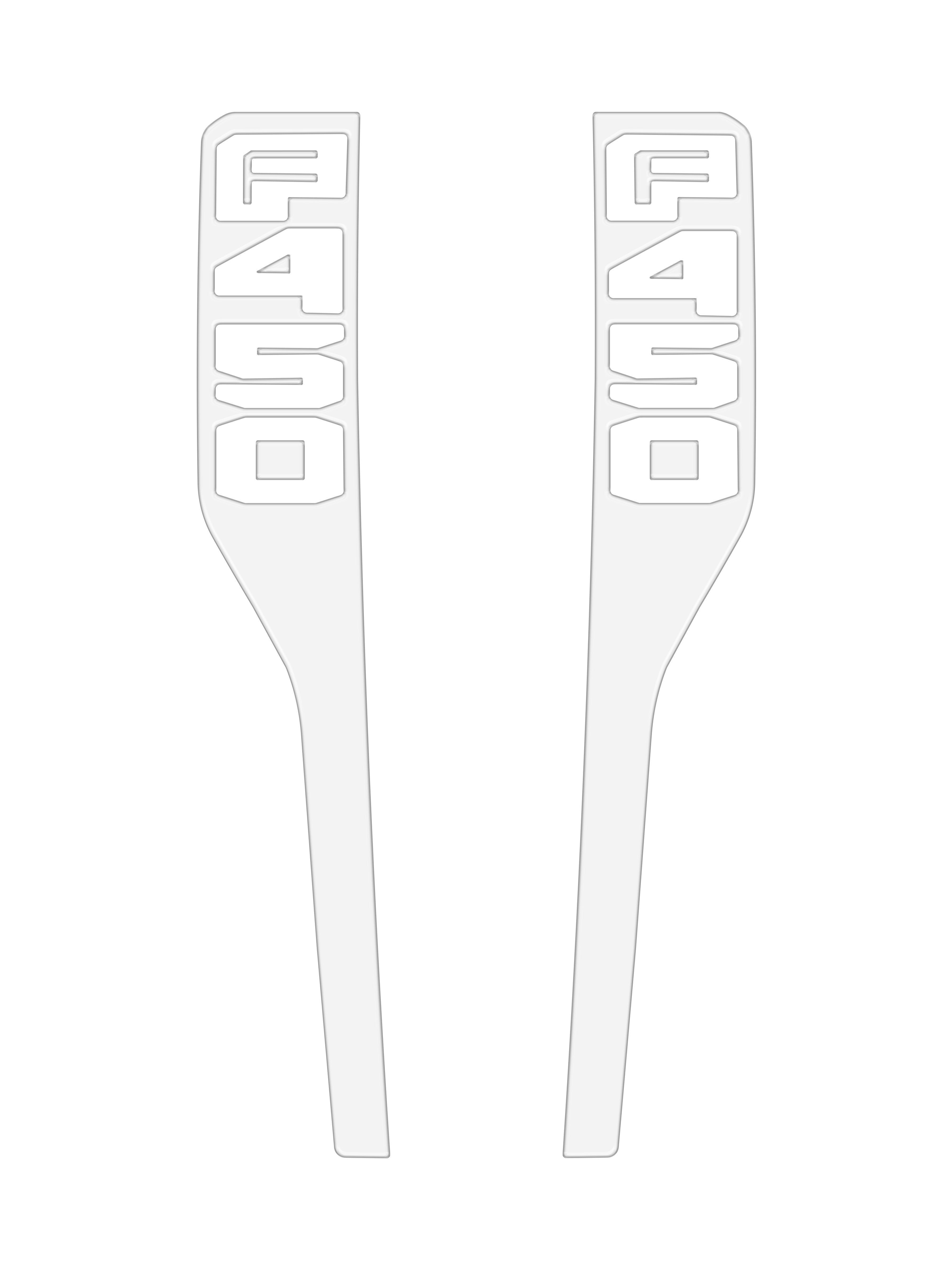 Front Fender Emblem Overlays Fits 2023-2026 Ford Super Duty