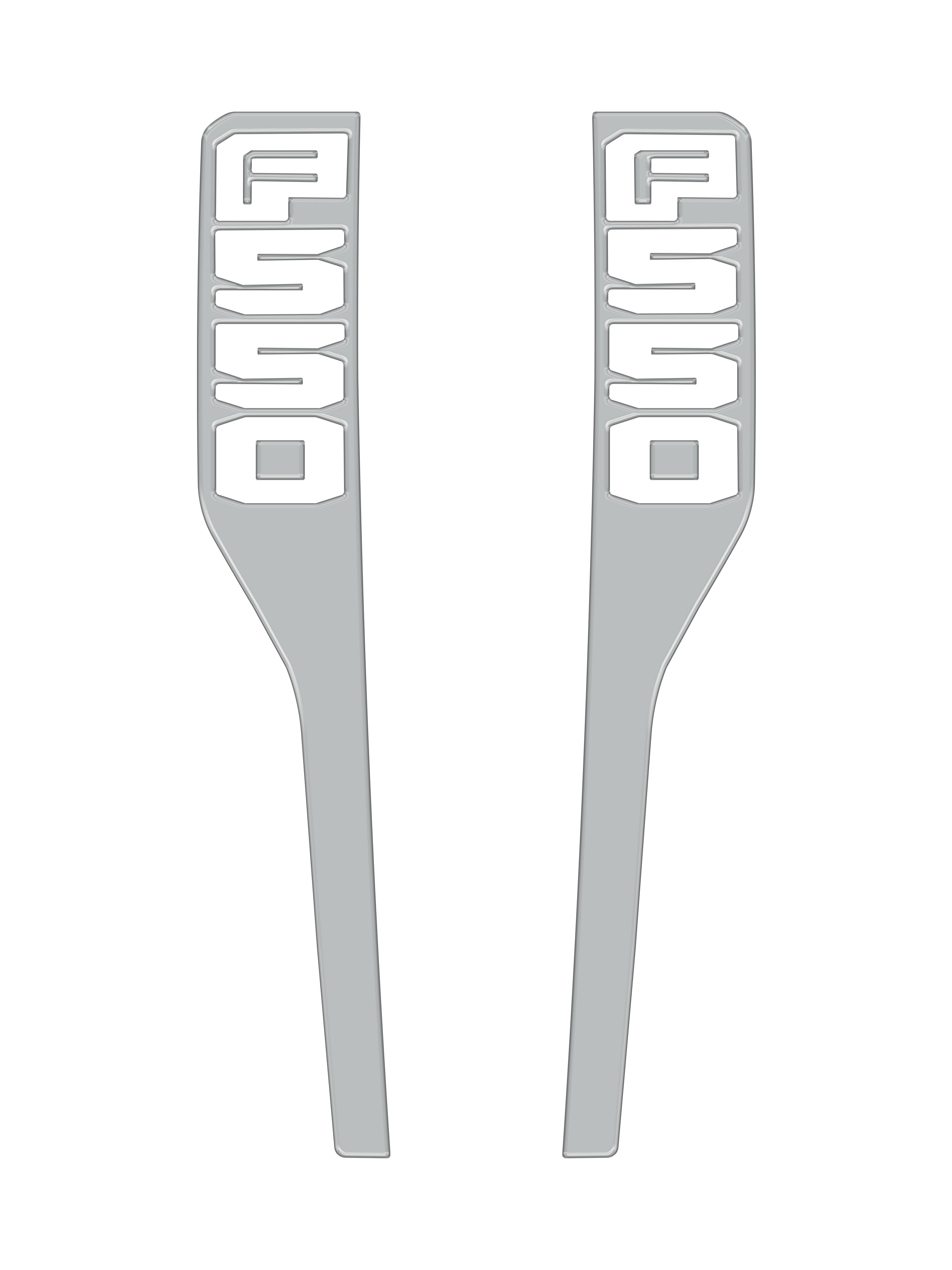 Front Fender Emblem Overlays Fits 2023-2026 Ford Super Duty