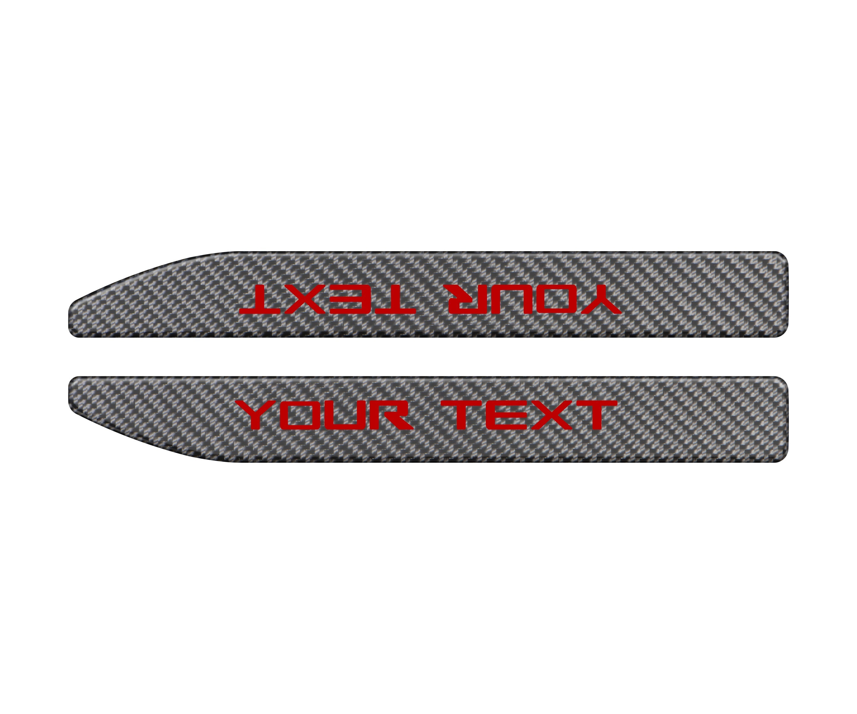 Door Sill Plate Overlays Fits 2019-2026 Chevrolet Silverado