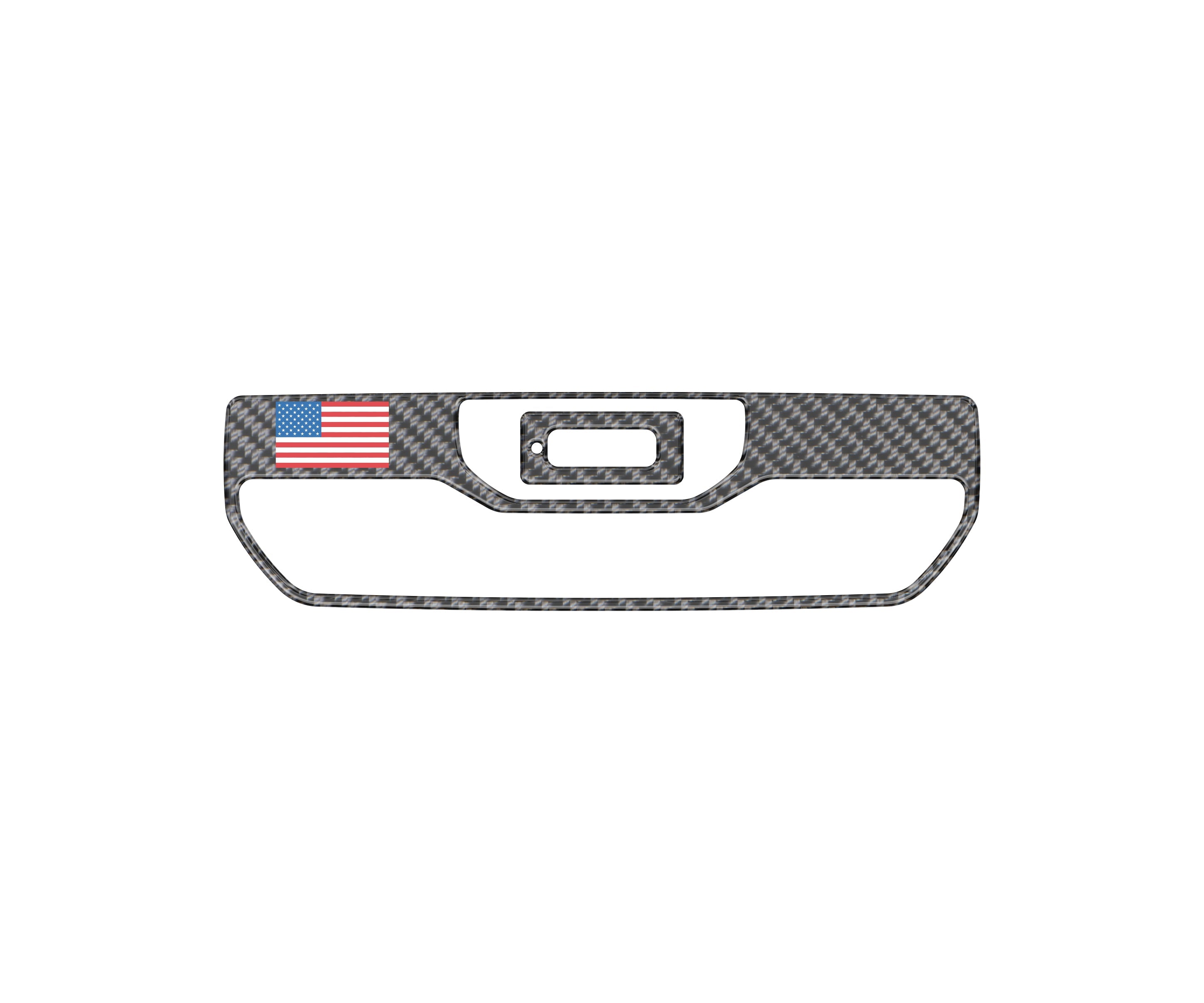 Tailgate Latch Accent Trim Fits 2022-2026 Chevrolet Silverado